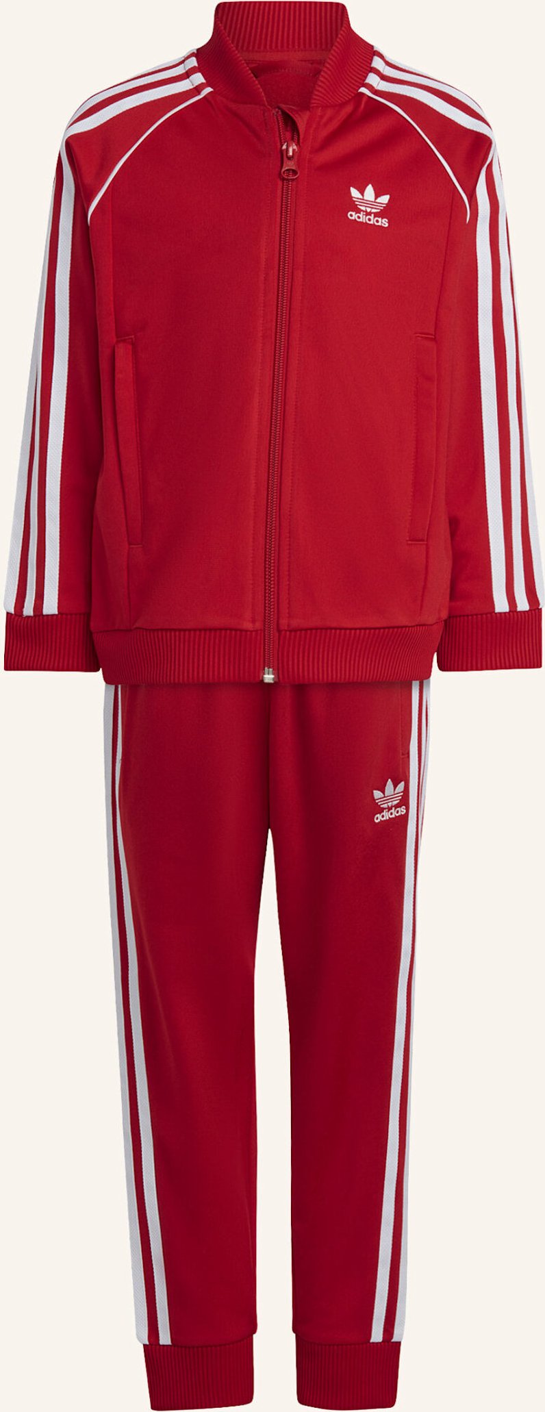 Adidas Originals Adicolor Sst Kids Trainingsanzug rot