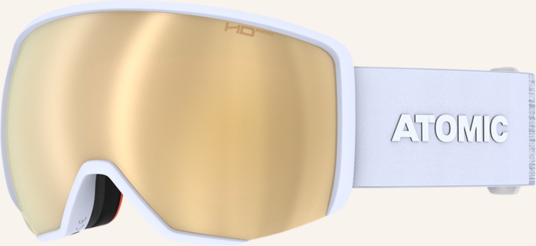 Atomic Skibrille Revent L Hd Photo weiss