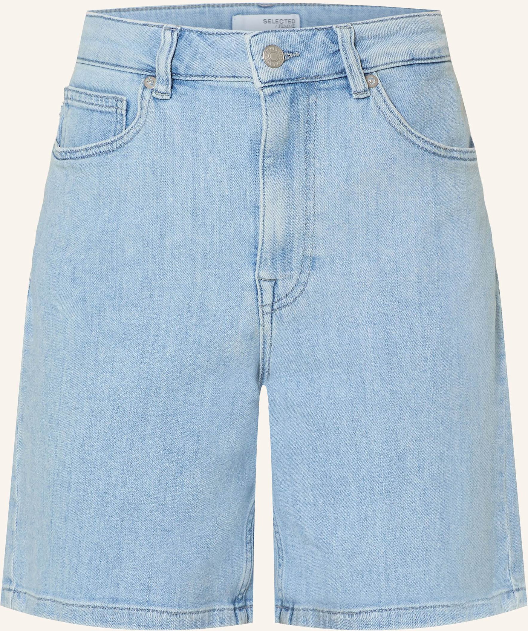 Selected Femme Jeansshorts blau