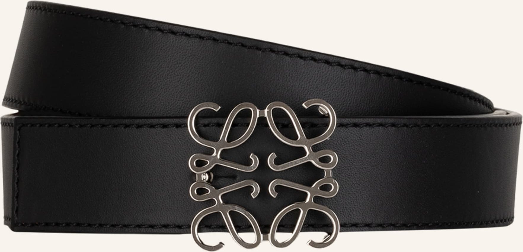 Loewe Ledergürtel Zum Wenden schwarz