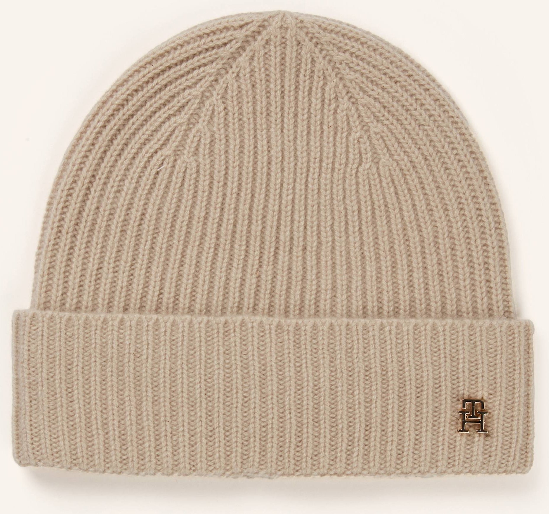 Tommy Hilfiger Cashmere-Mütze braun