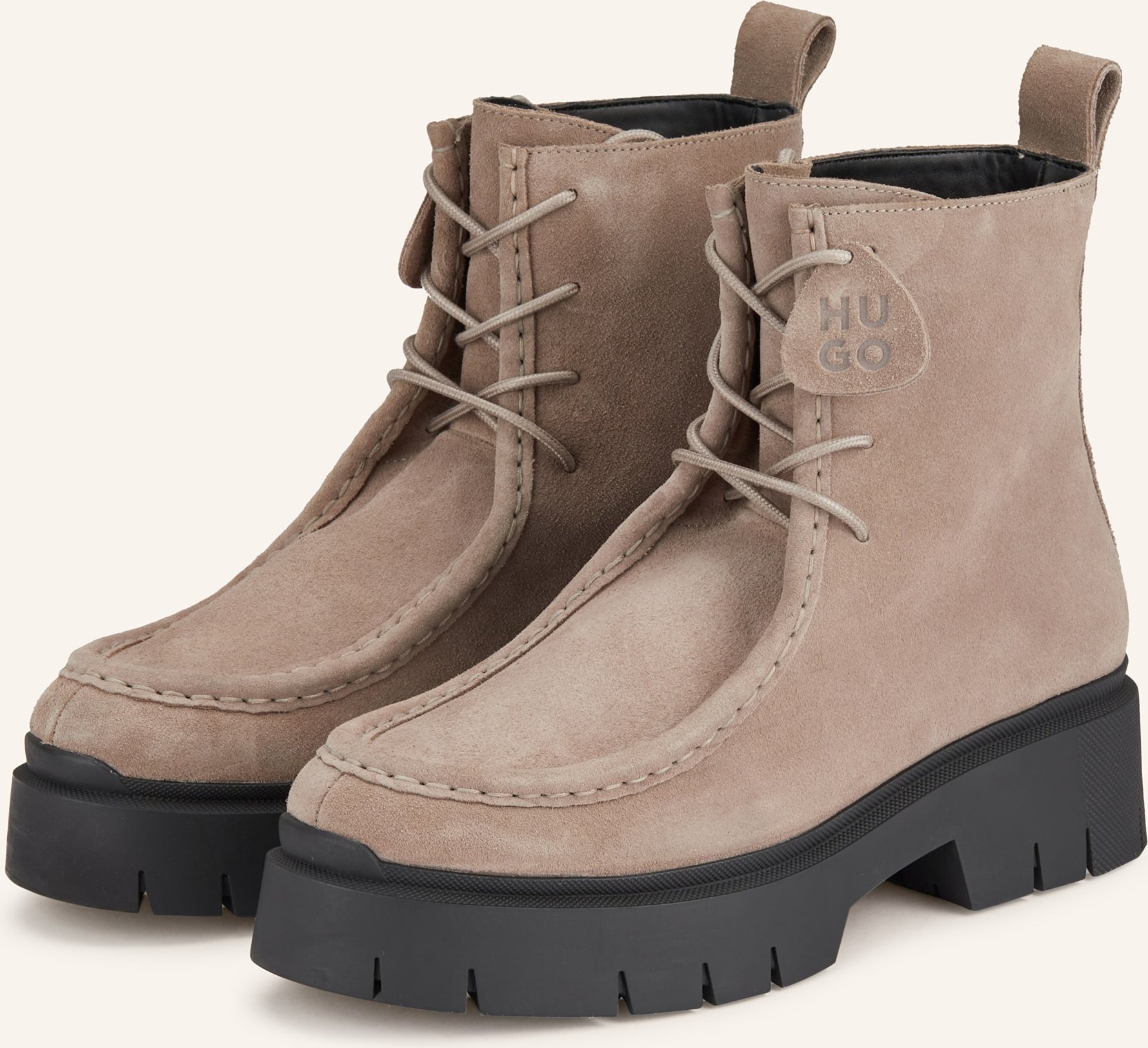 Thumbnail - Hugo Schnürboots Kris beige