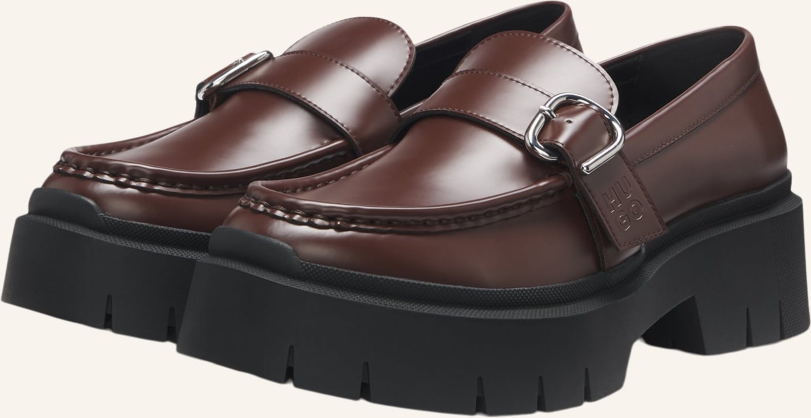 Hugo Flacher Schuh Kris_Newloafer_Brom braun
