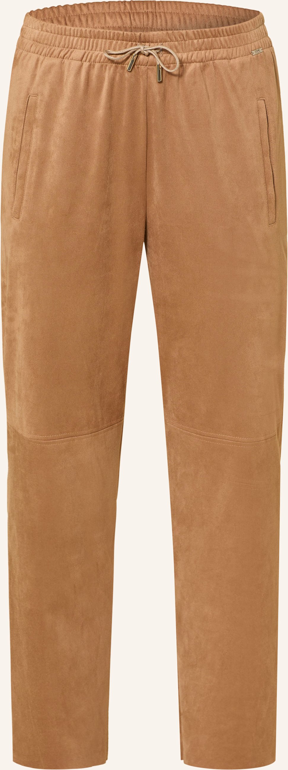 Cinque 7/8-Hose Cisola In Lederoptik braun