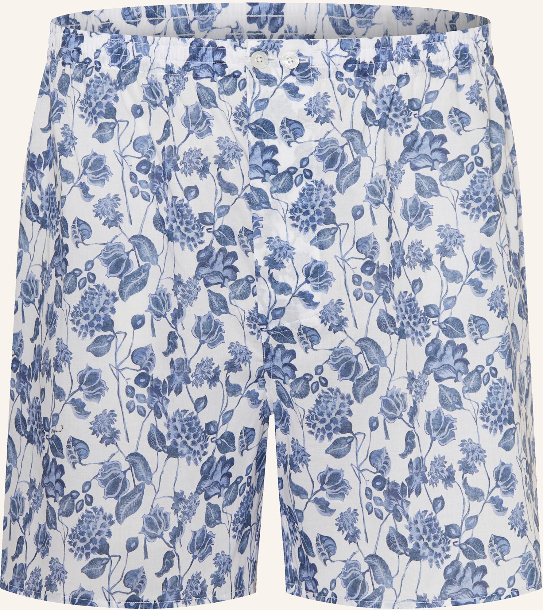 Zimmerli Web-Boxershorts Cotton Voile Print blau