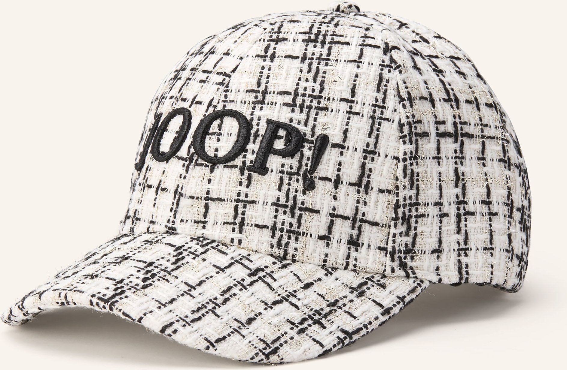 Joop! Cap Aitana Mit Glitzergarn grau