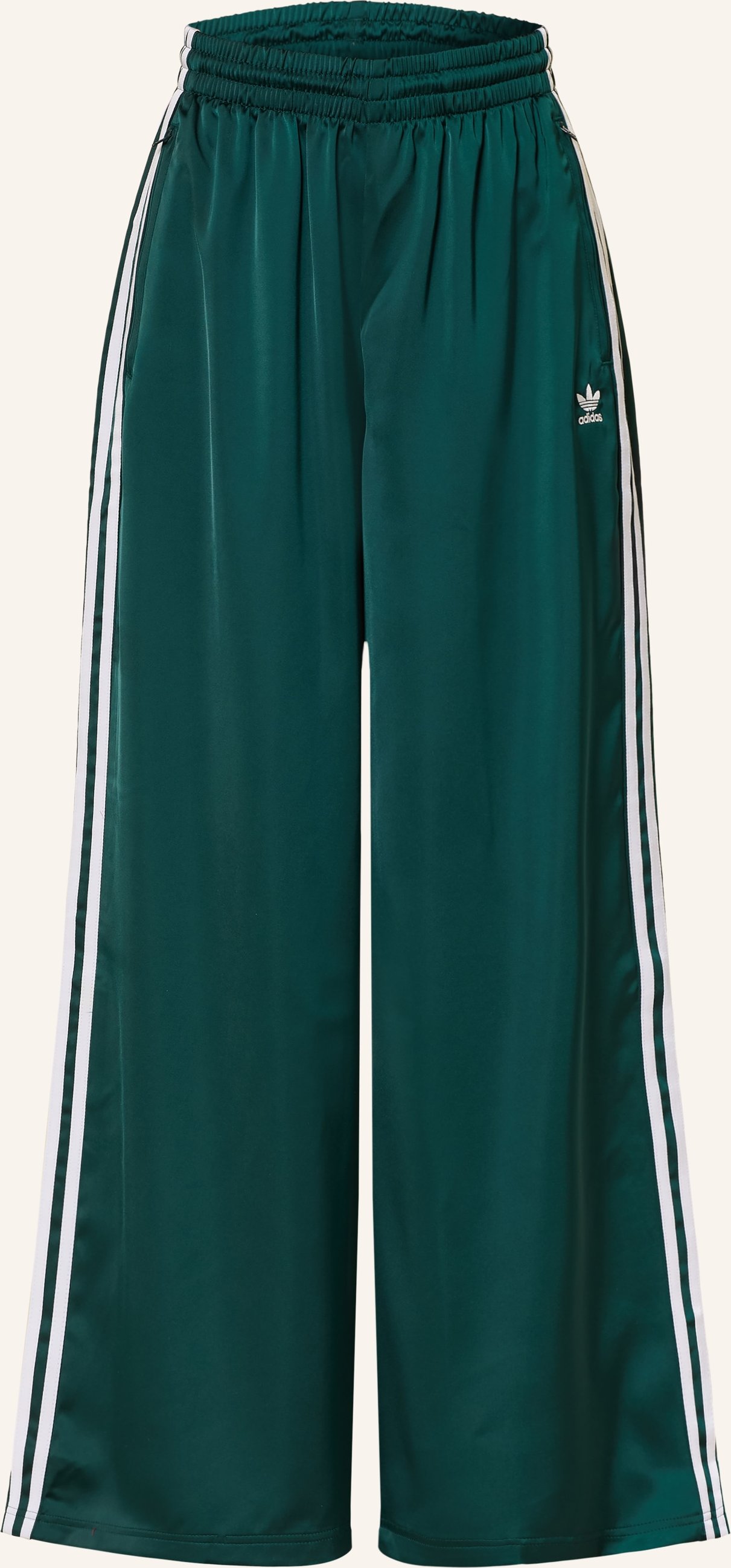 Adidas Originals Track Pants Adicolor Satin Wide Leg gruen