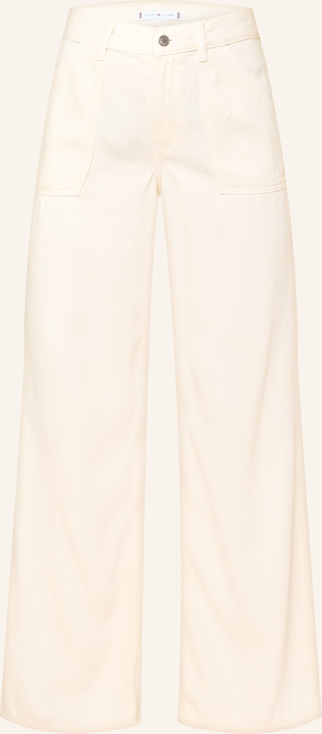 Tommy Hilfiger Wide Leg Jeans weiss