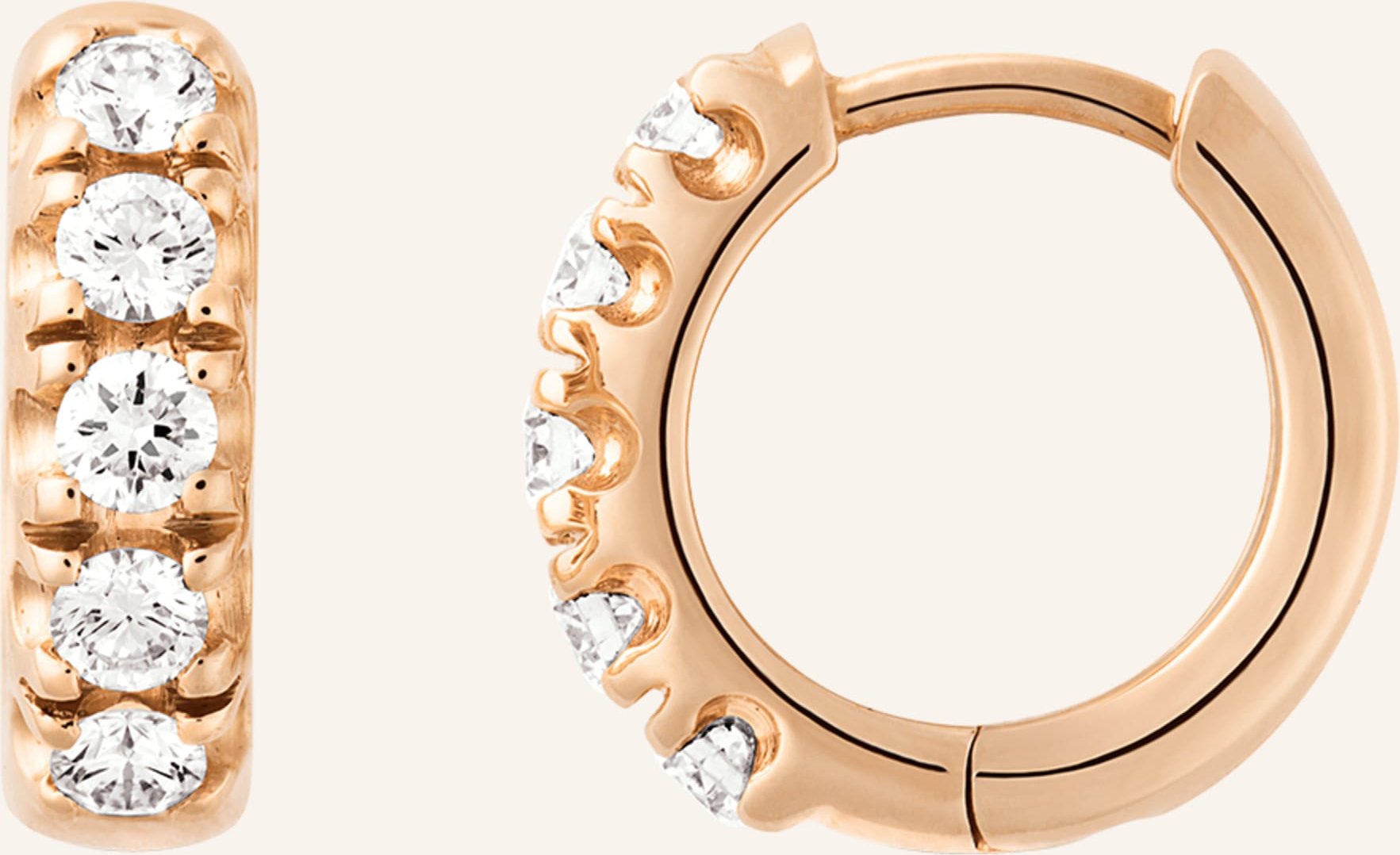 Wempe Fine Jewelry Creole Basics rosegold