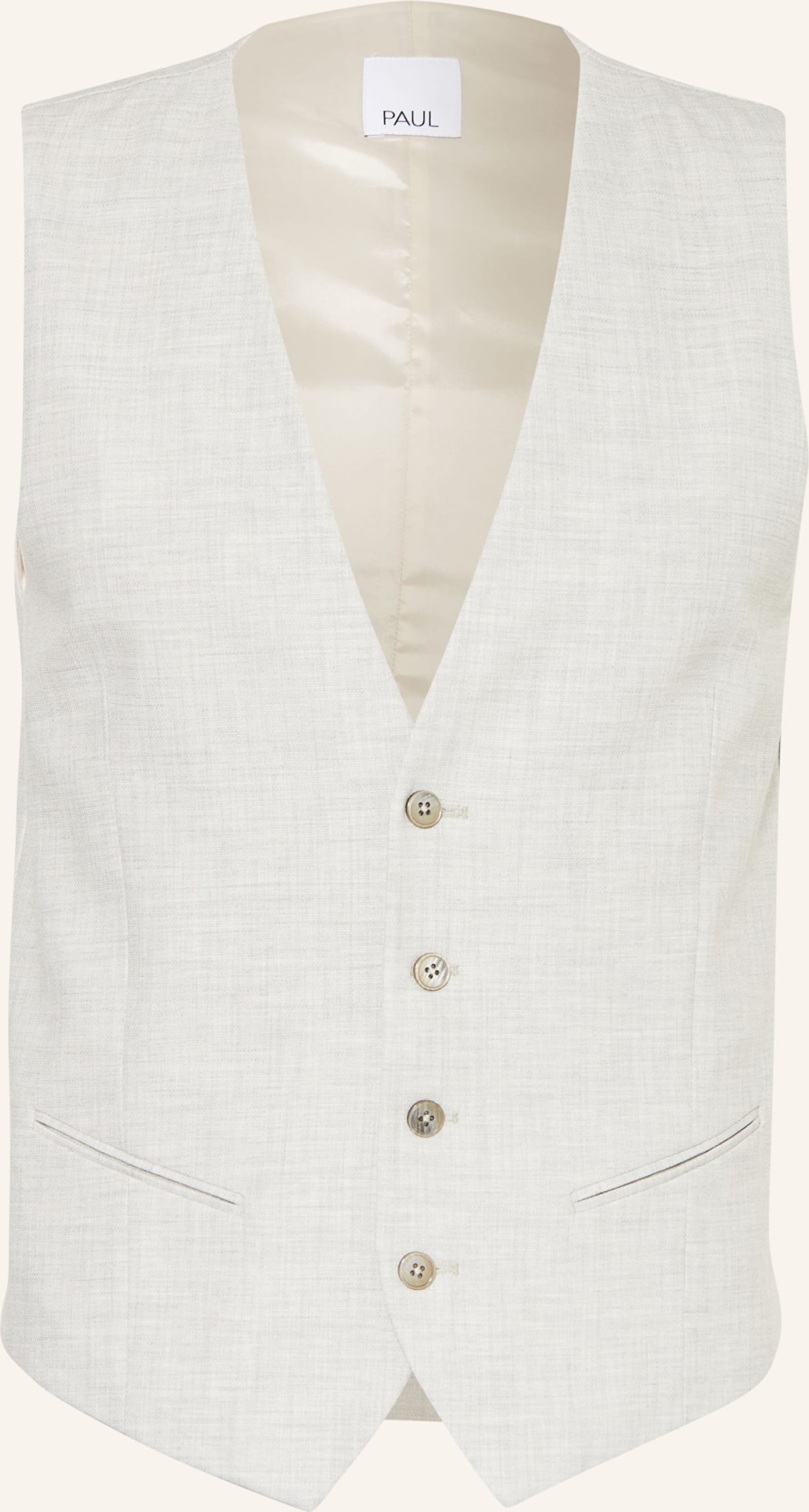 Paul Anzugweste Extra Slim Fit beige