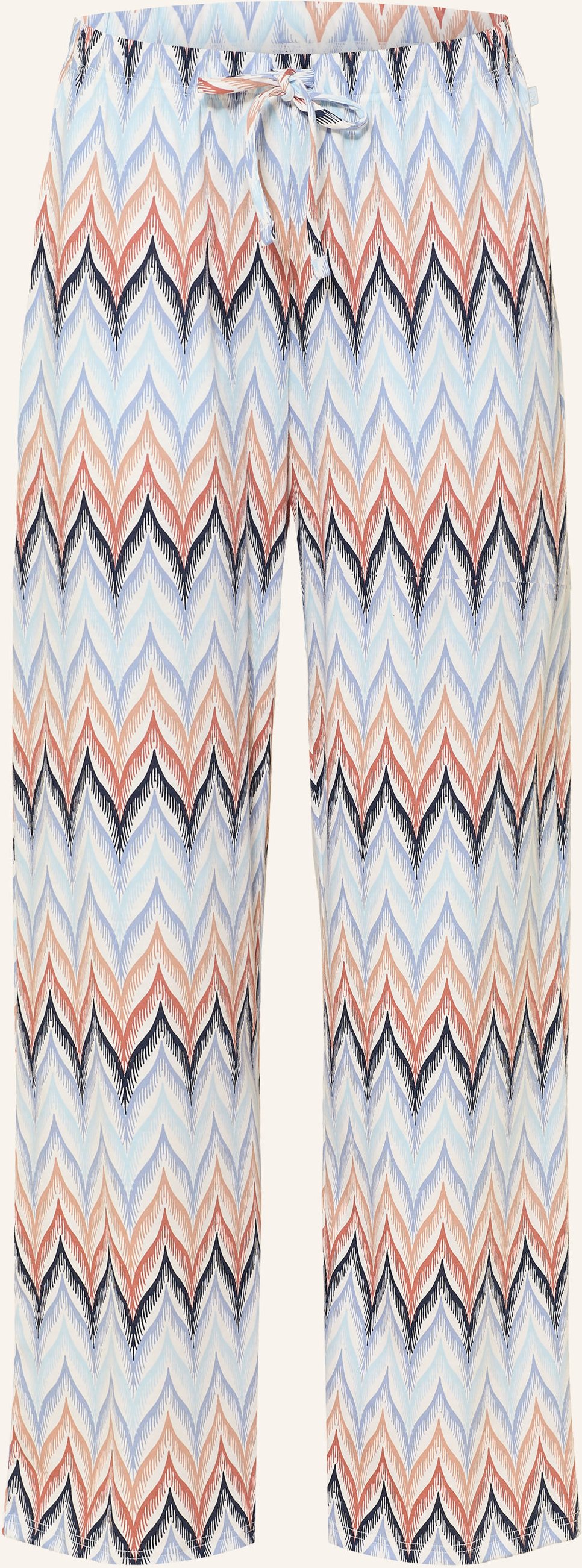 Calida 7/8-Schlafhose Favourites Tiles blau