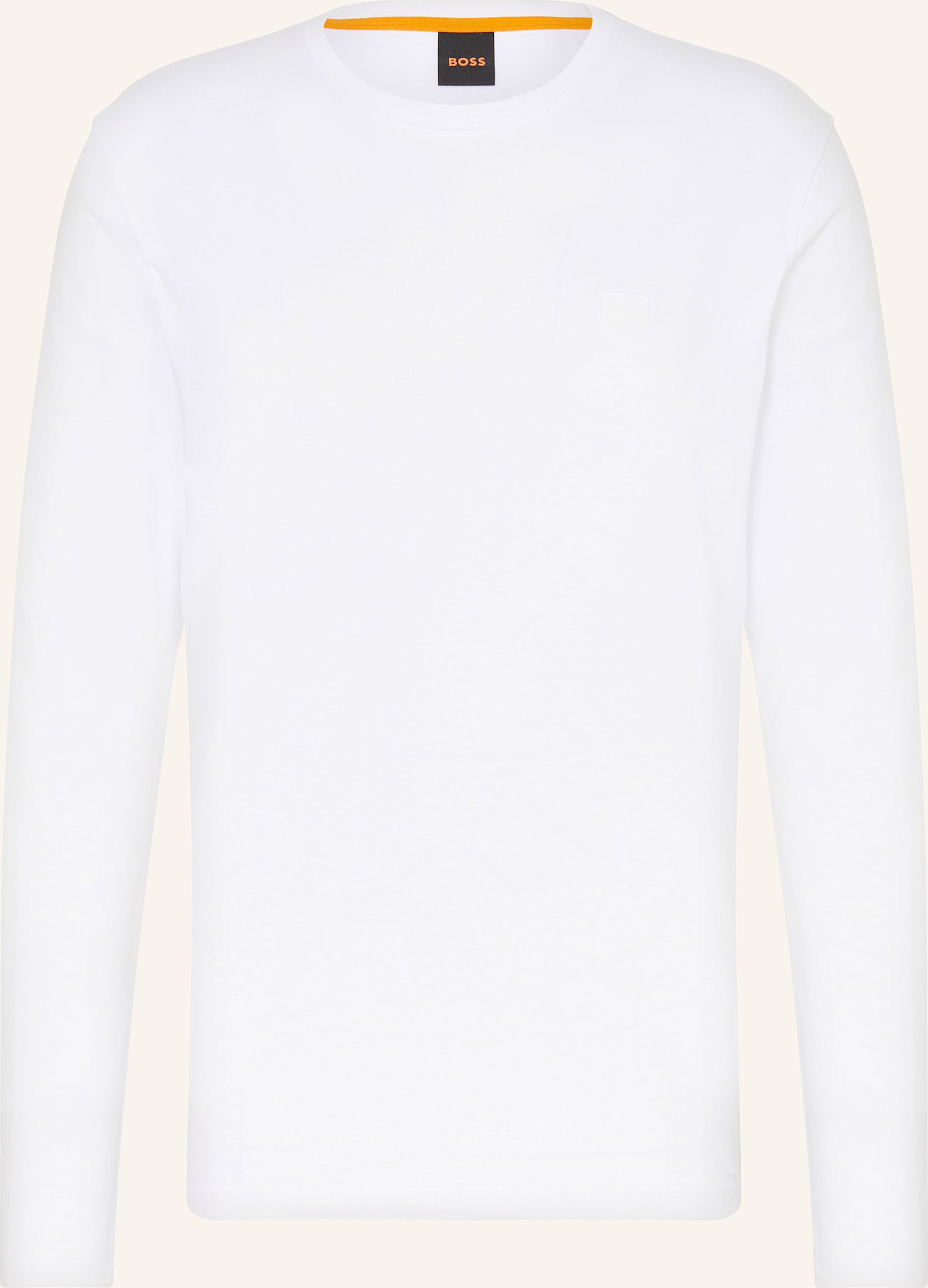 Boss Longsleeve Tacks weiss