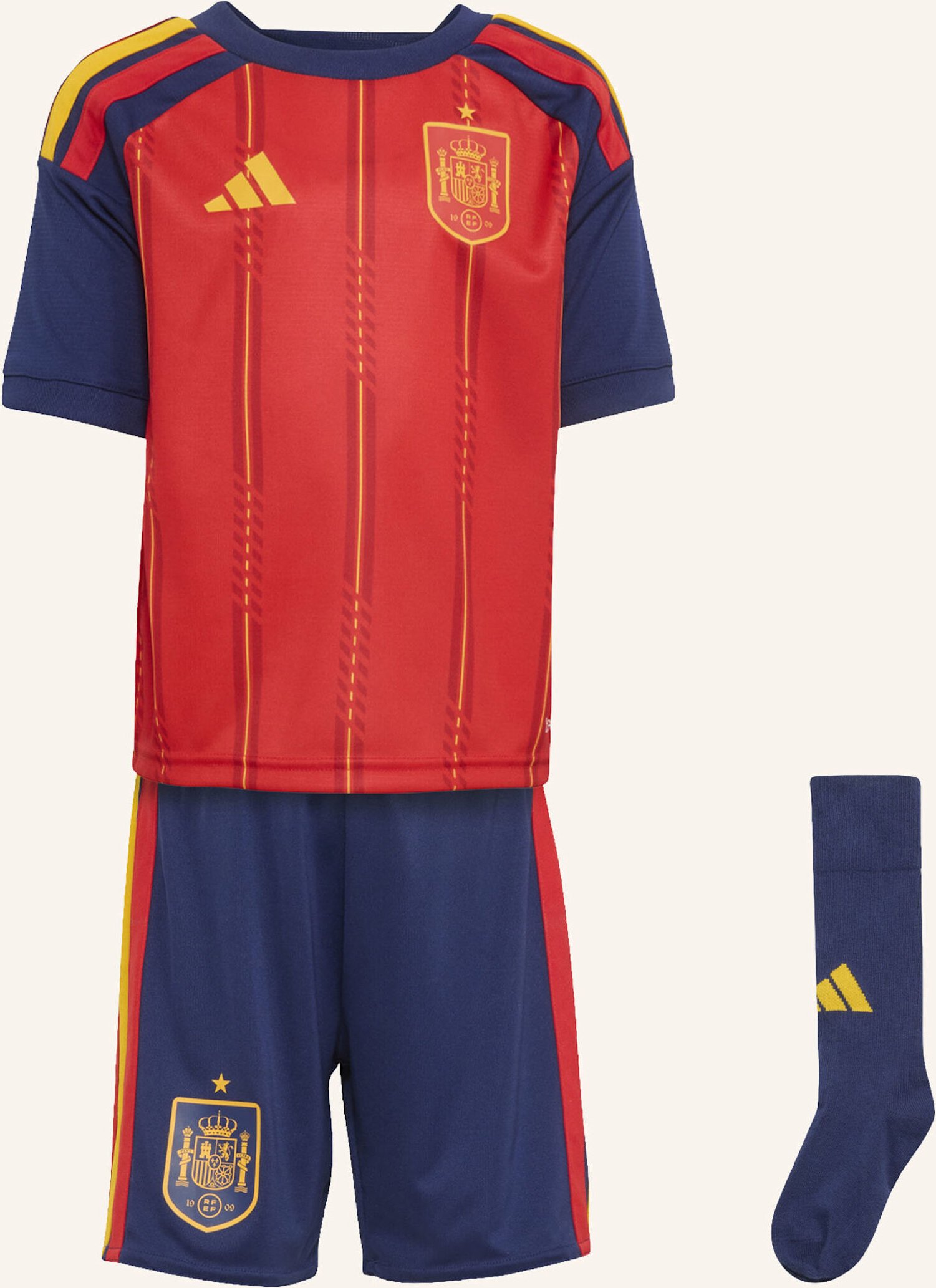 Adidas Spanien 26 Heim-Set Kinder rot