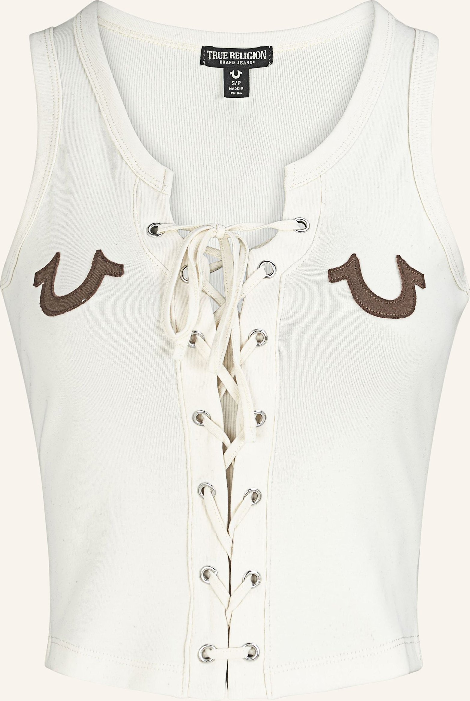 True Religion Tankshirt weiss