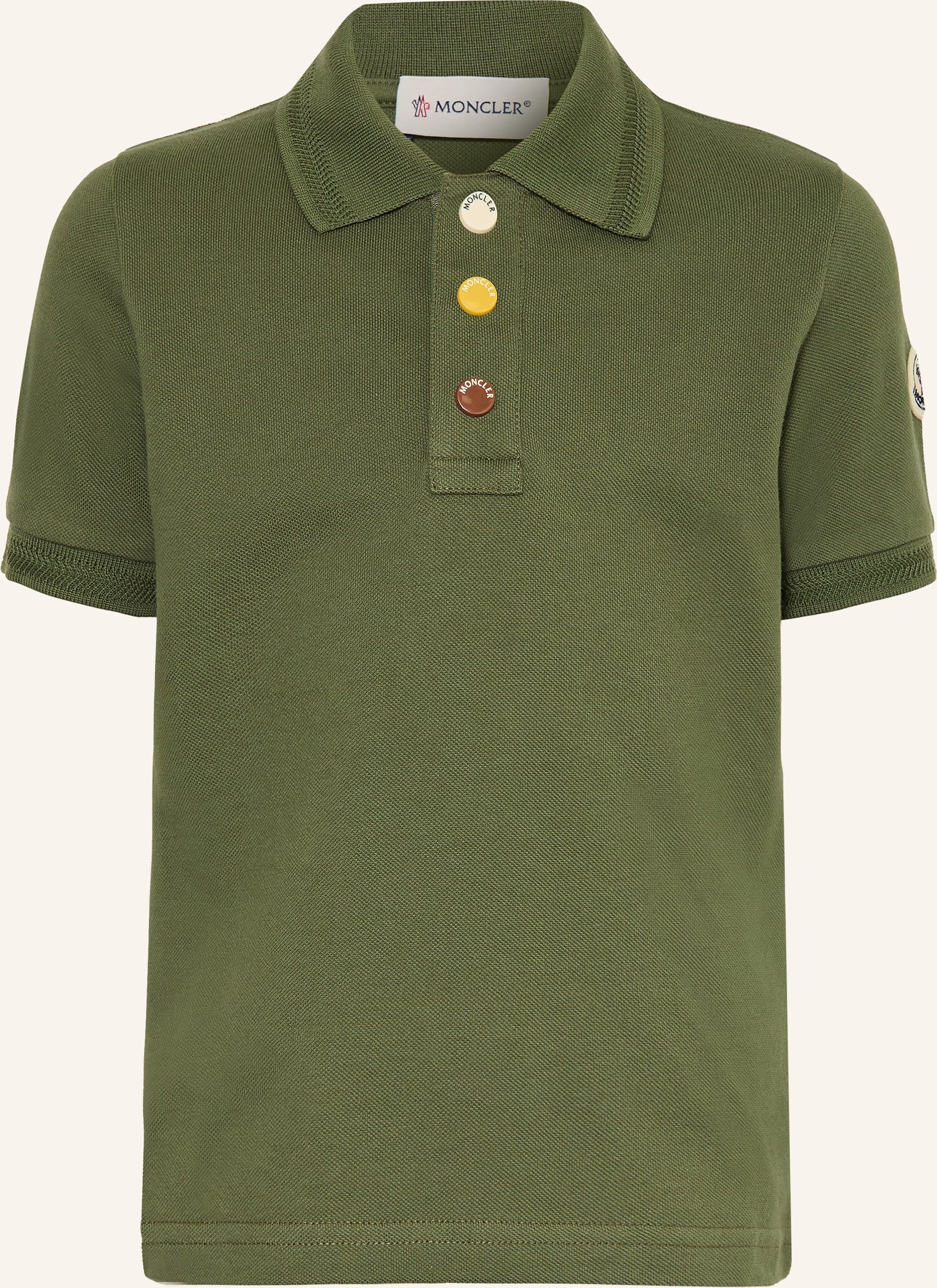 Moncler Enfant Piqué-Poloshirt gruen