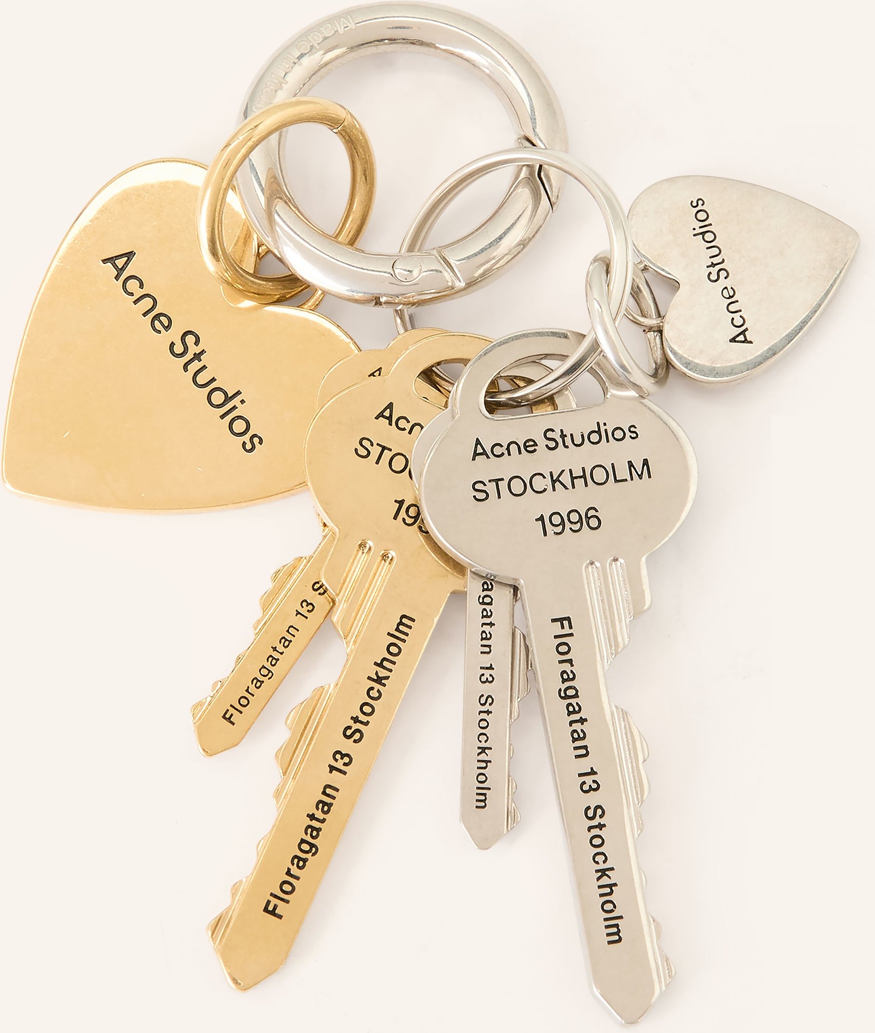Acne Studios Schlüsselanhänger gold