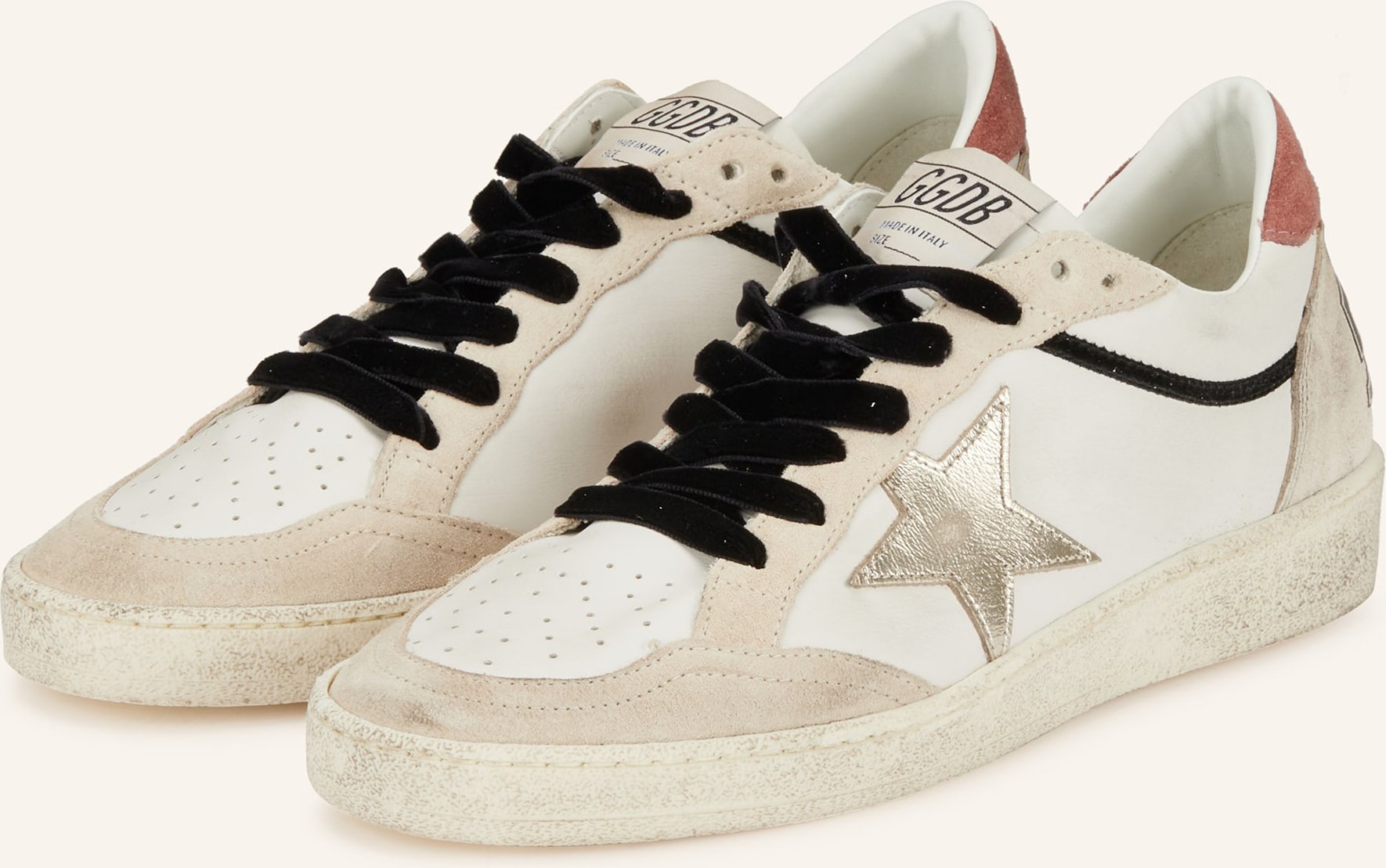 Golden Goose Sneaker Ball Star weiss