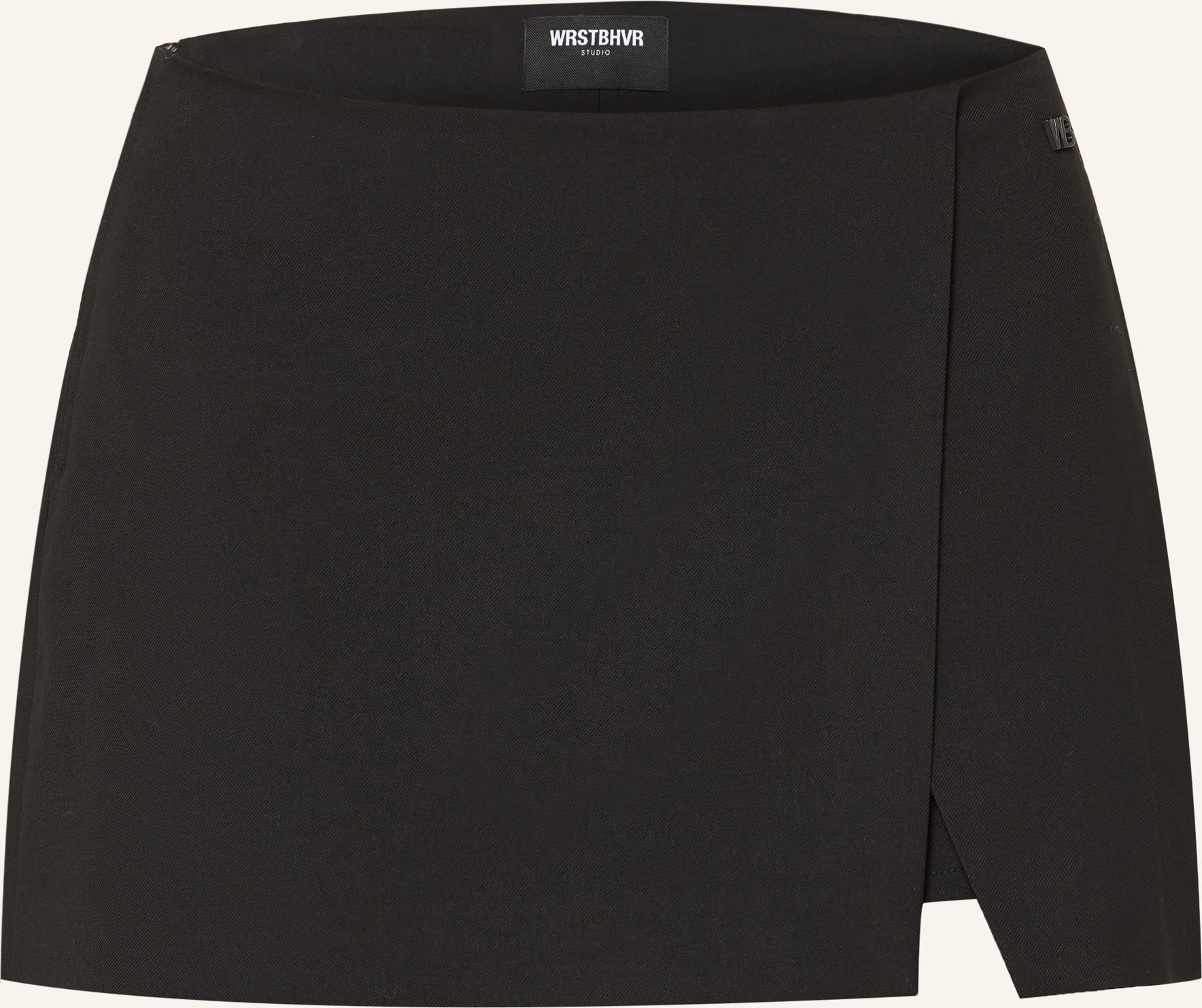 Wrstbhvr Skort Bente In Wickeloptik schwarz