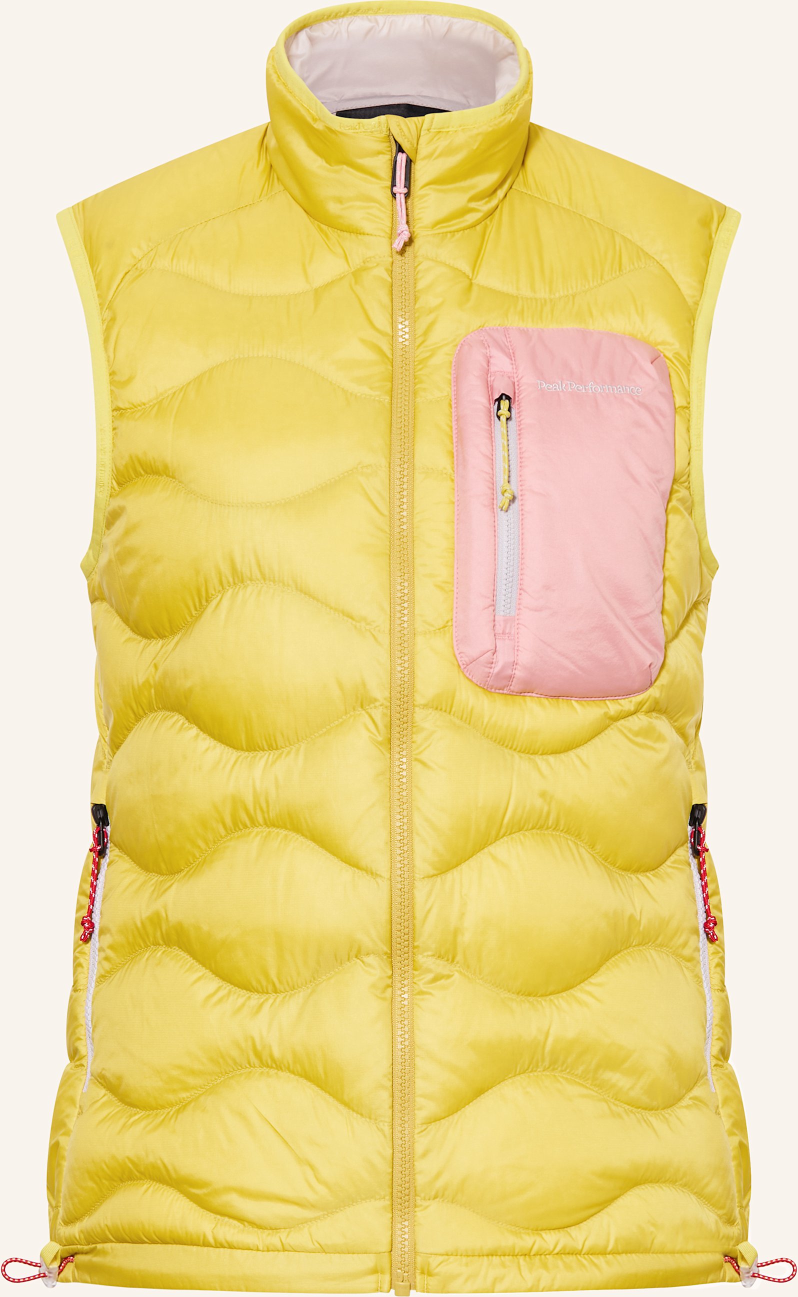 Thumbnail - Peak Performance Daunenweste Helium Utility gelb