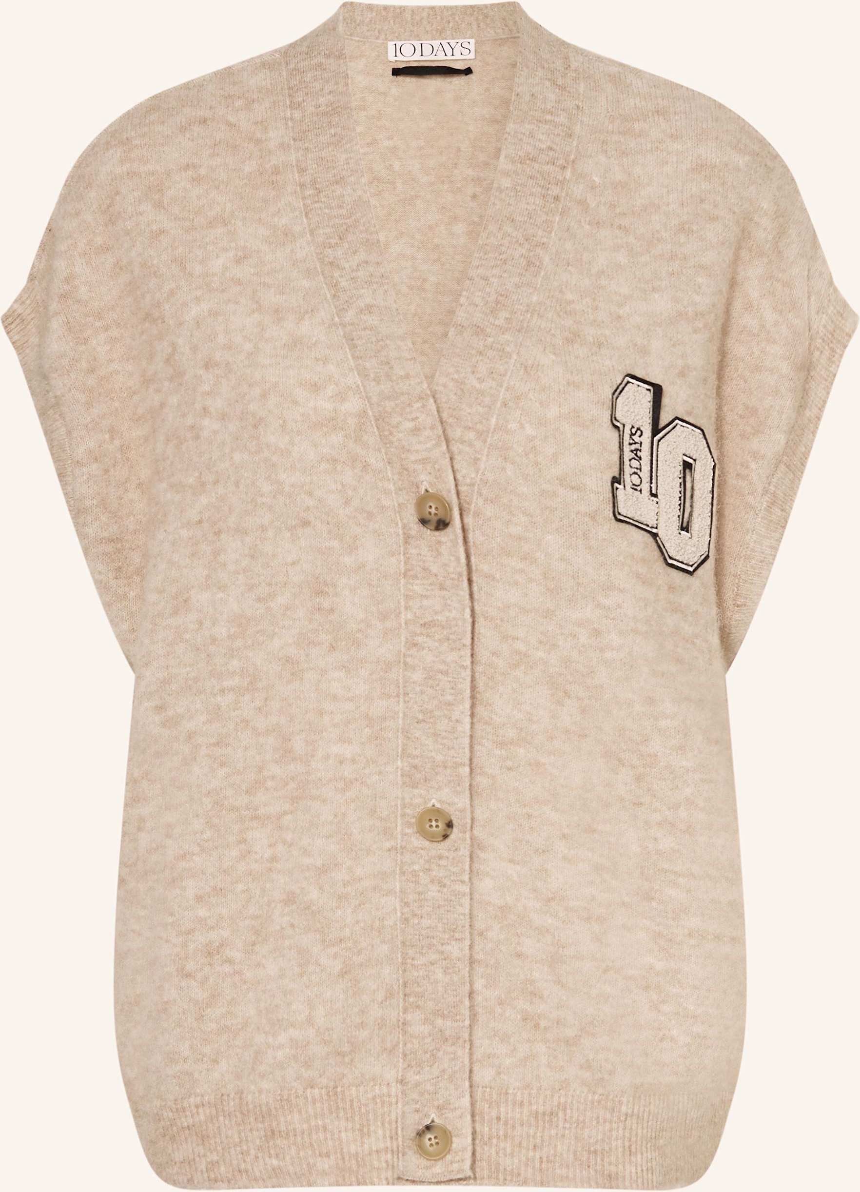 10days Strickweste Mit Alpaka beige