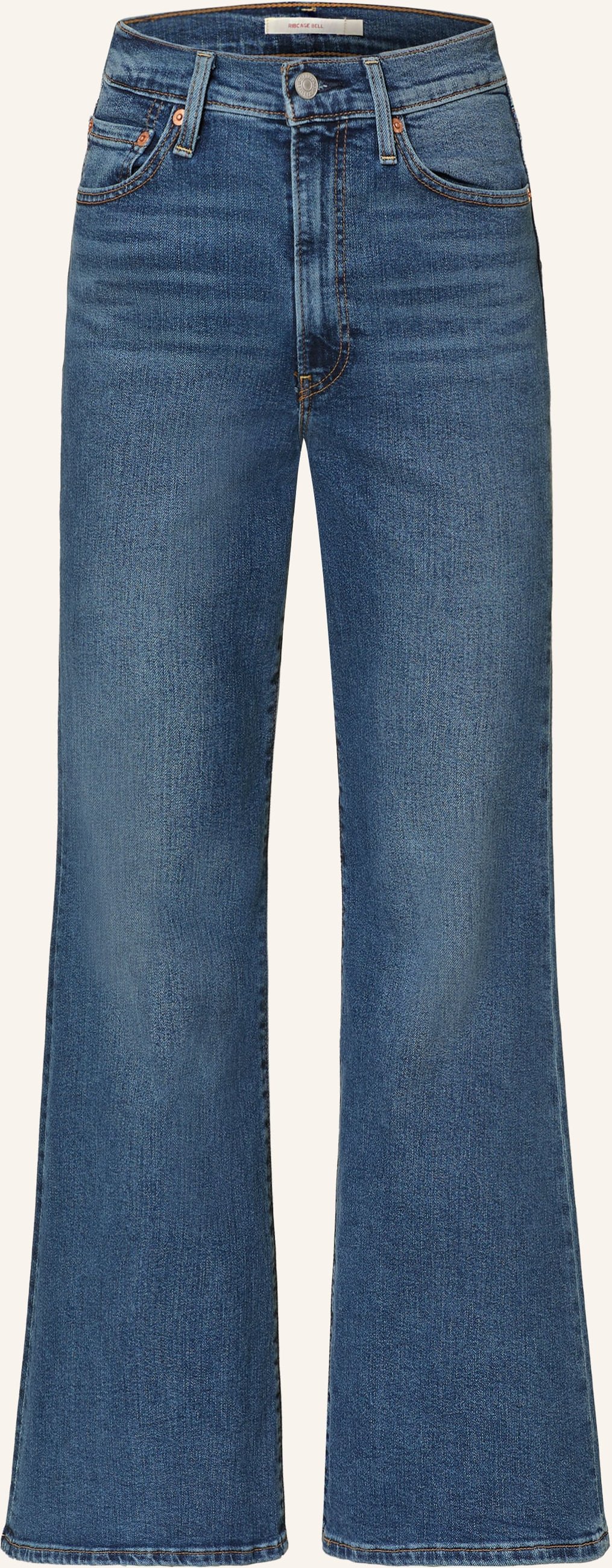 Levi's® Flared Jeans Ribcage Bells blau