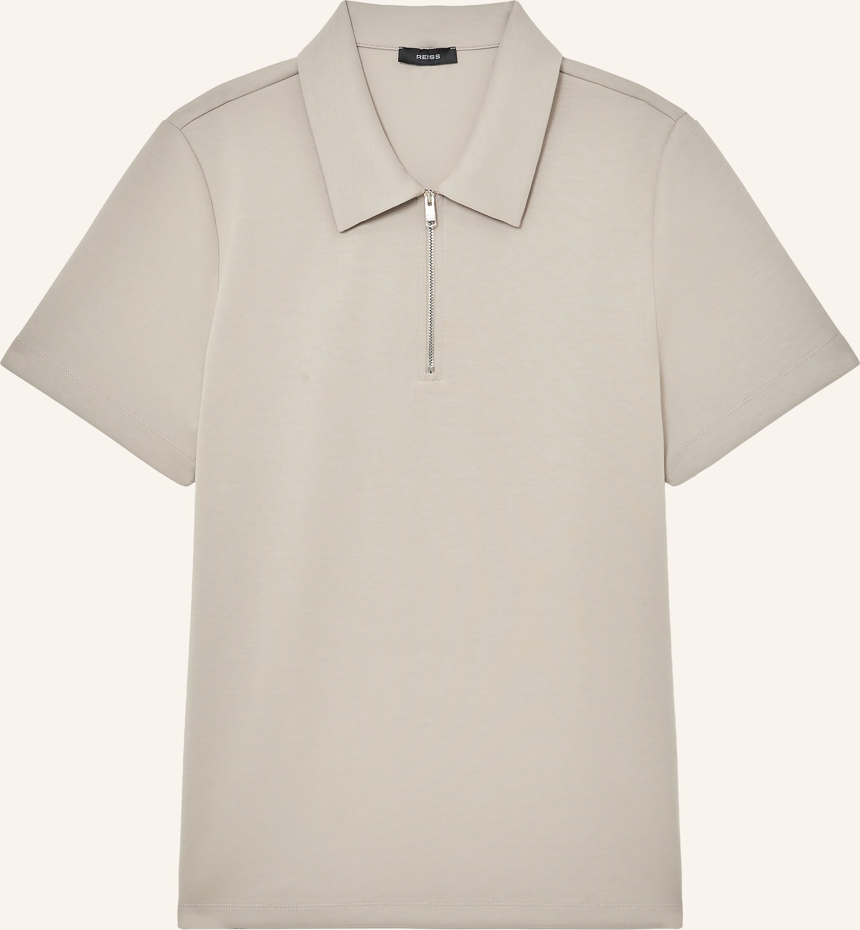 Reiss Jersey-Poloshirt Lord beige