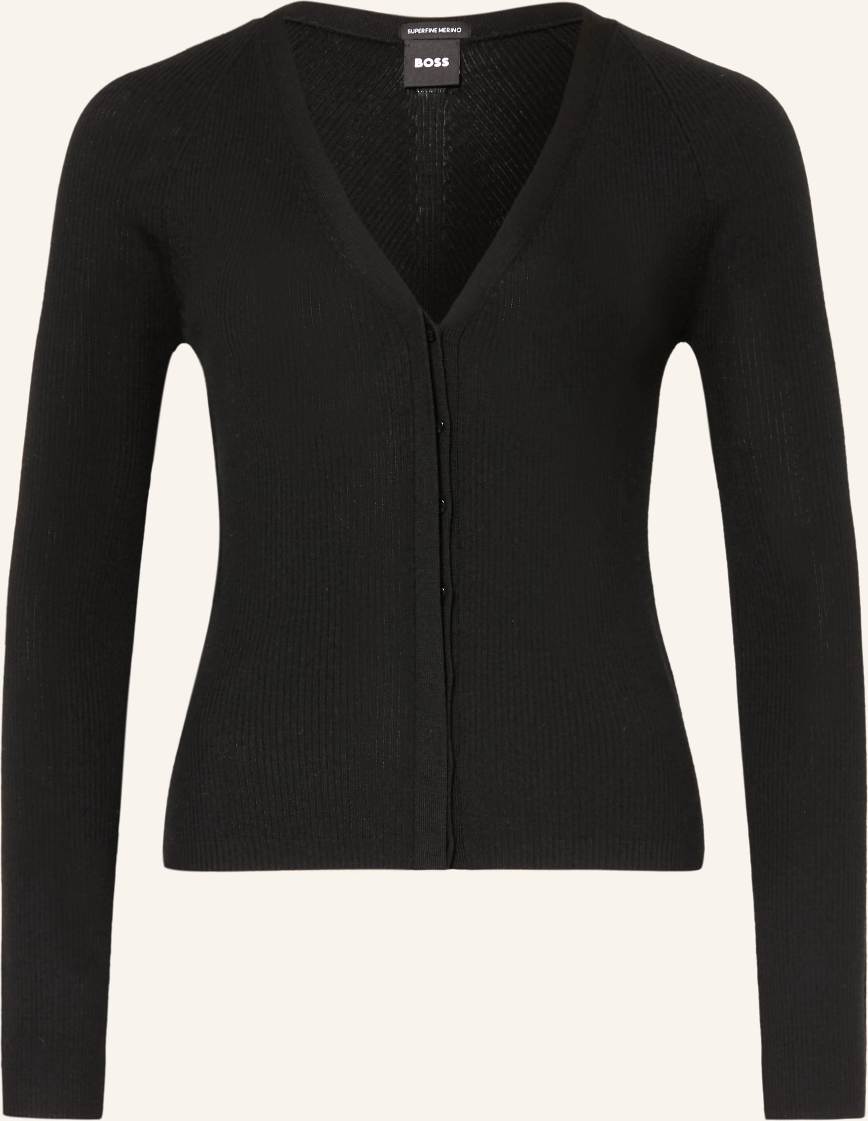 Boss Strickjacke Friva schwarz