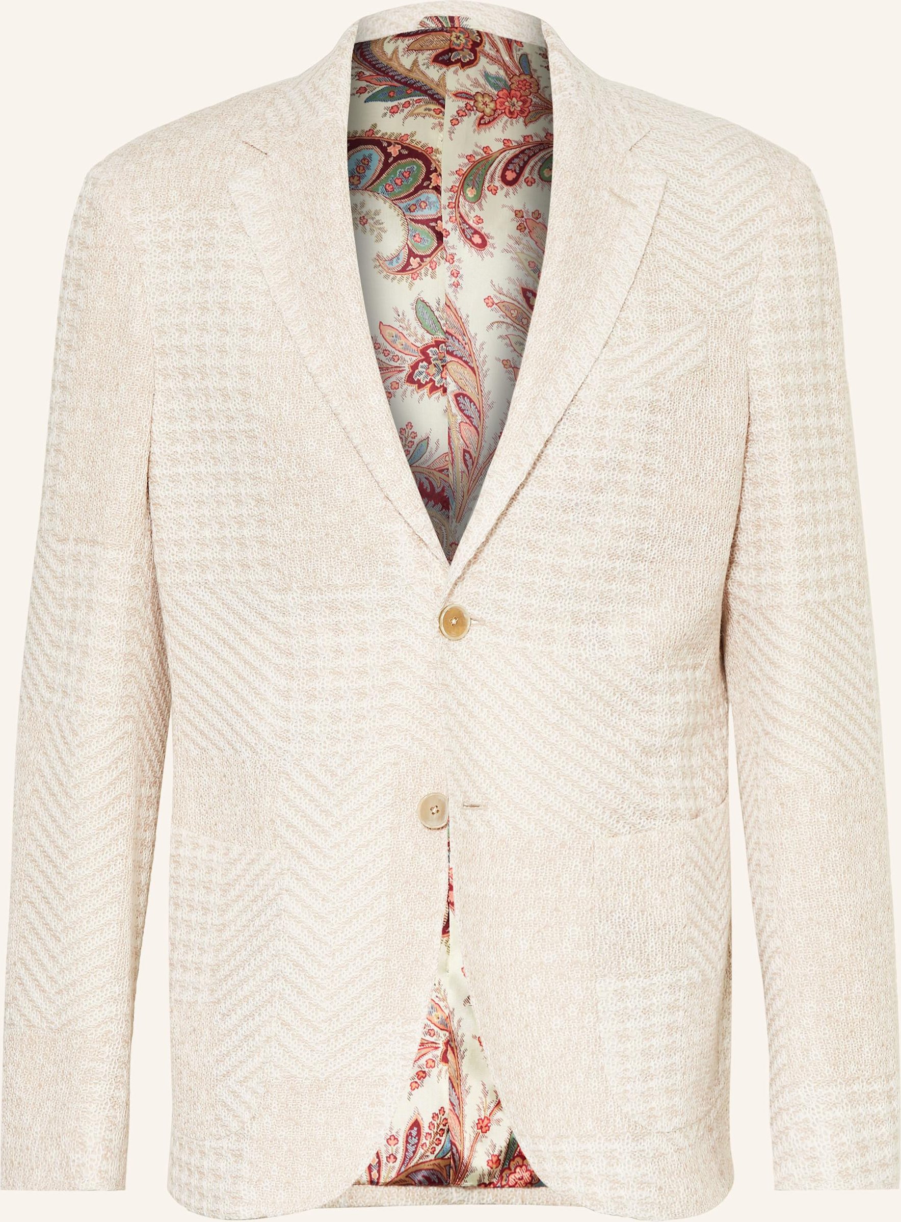 Etro Strick-Sakko Regular Fit beige