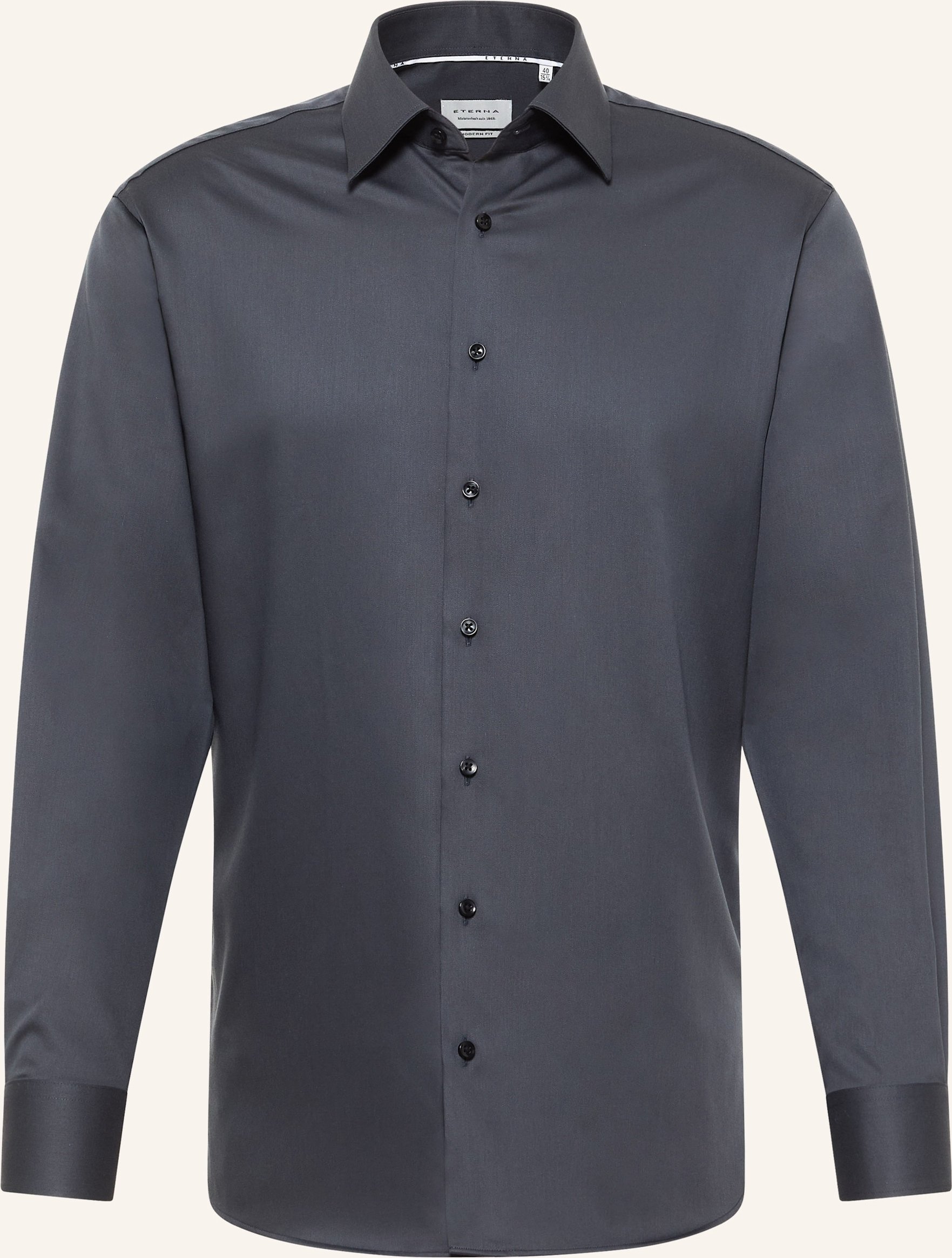 Eterna Hemd Modern Fit grau