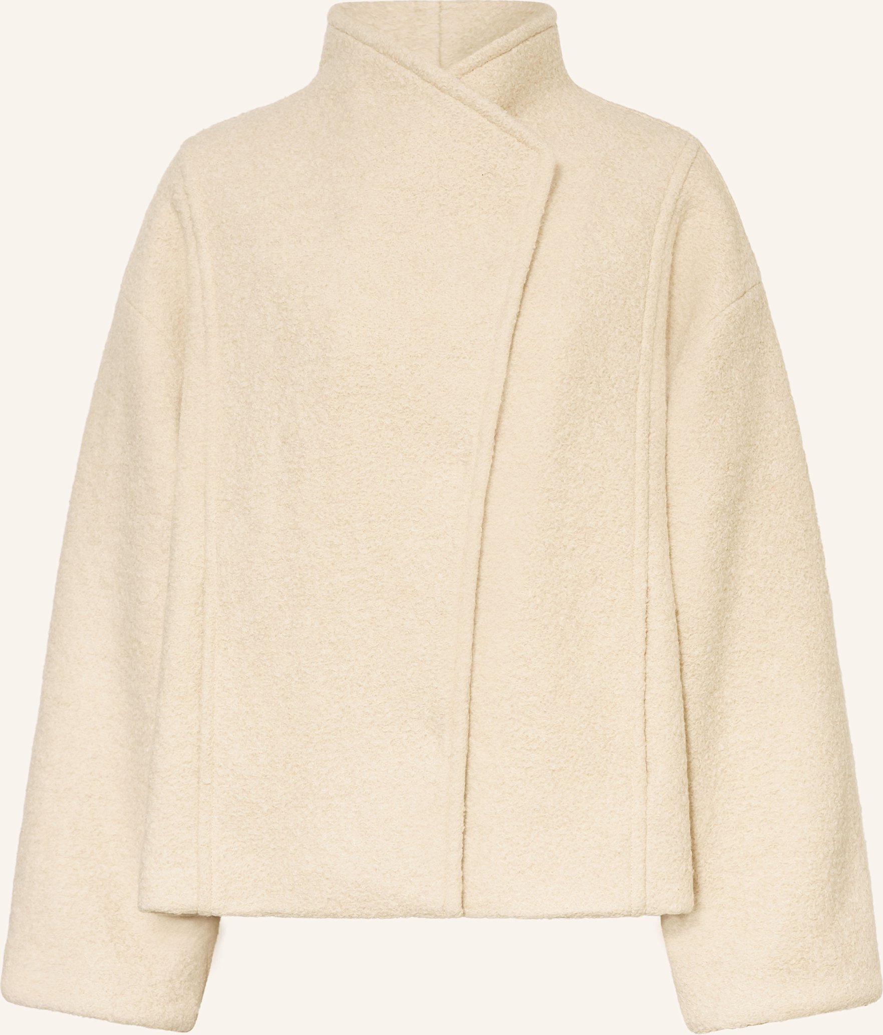 Ichi Bouclé-Jacke Ihstipa beige