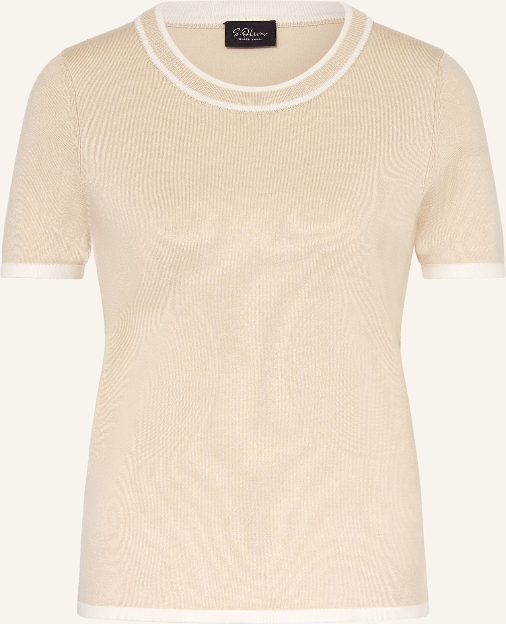 S.Oliver Black Label Strickshirt beige