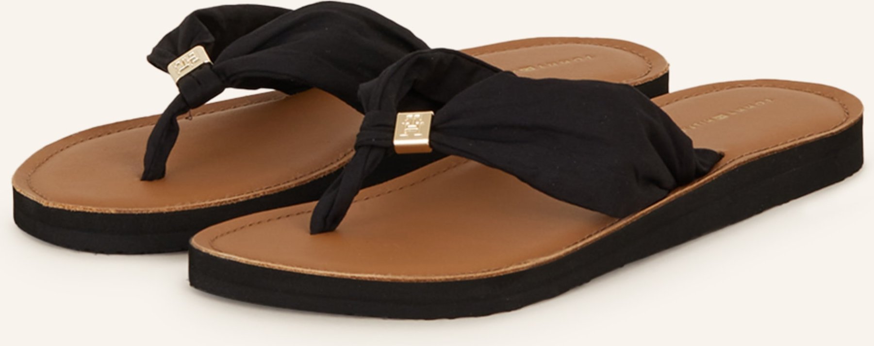 Tommy Hilfiger Zehentrenner schwarz