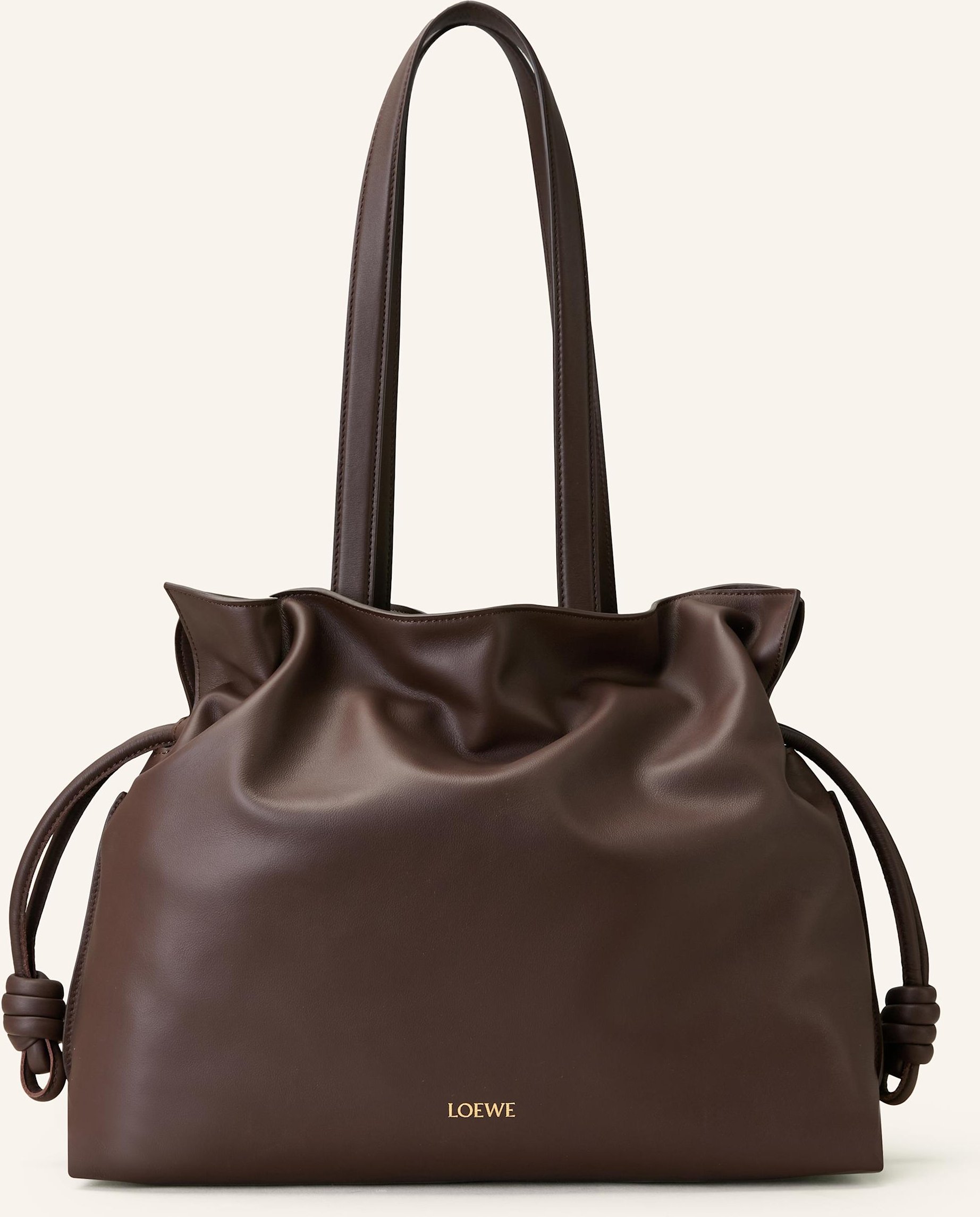 Thumbnail - Loewe Handtasche Flamenco braun