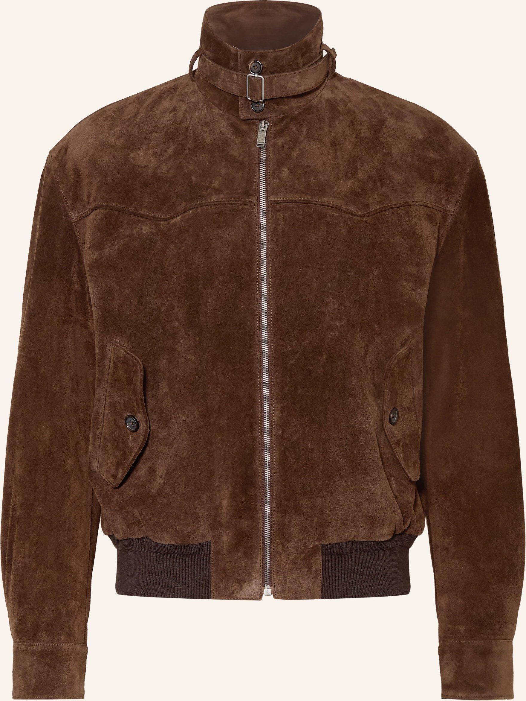 Mcqueen Lederjacke braun