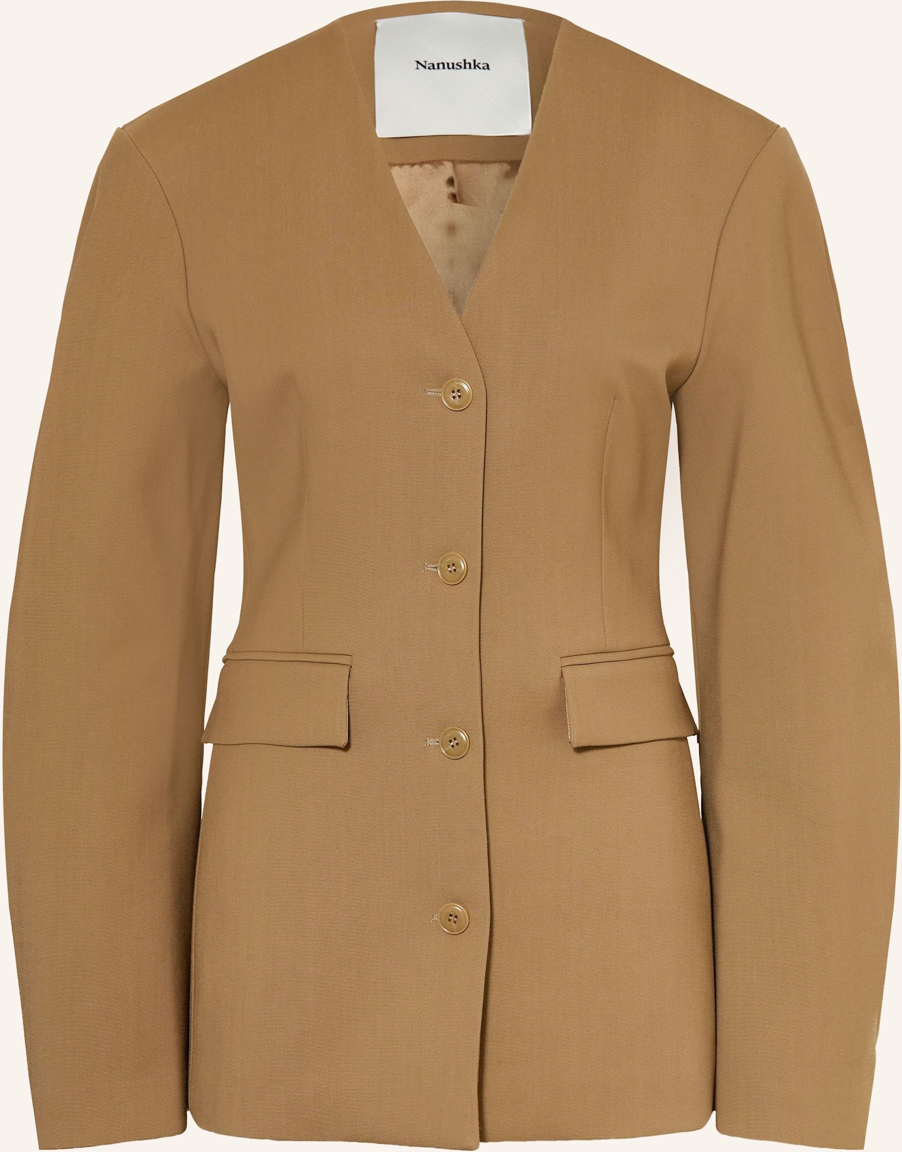 Thumbnail - Nanushka Blazer Kaori braun