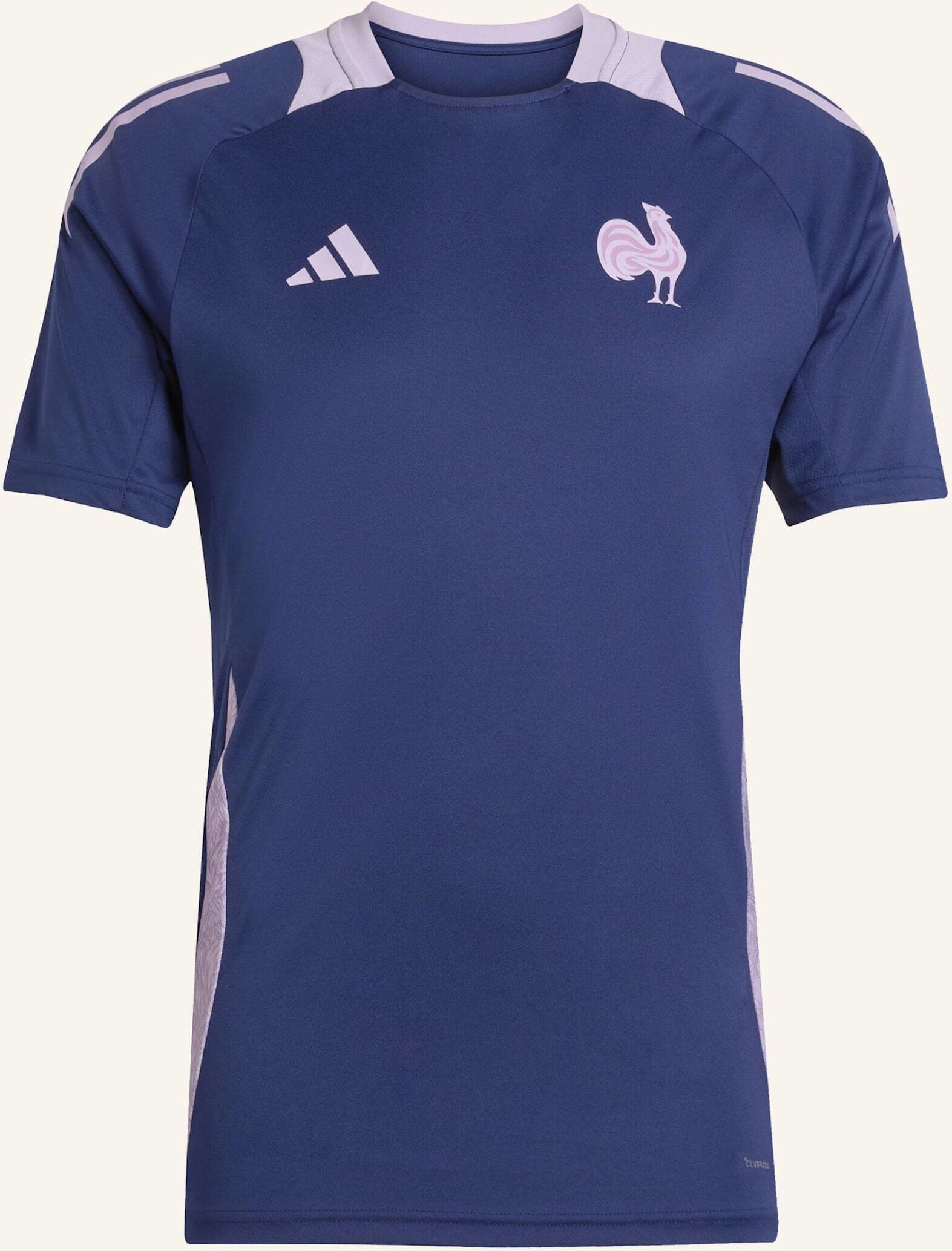 Adidas Frankreich Performance T-Shirt blau