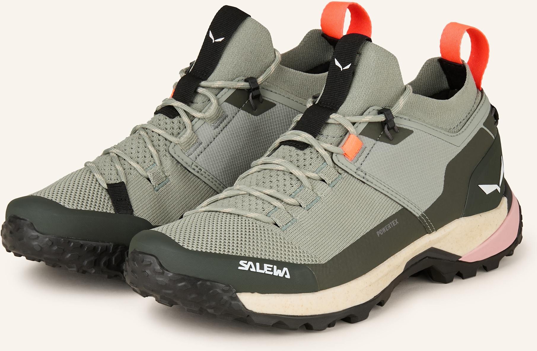 Salewa Wanderschuhe Puez 2 Knit Powertex gruen