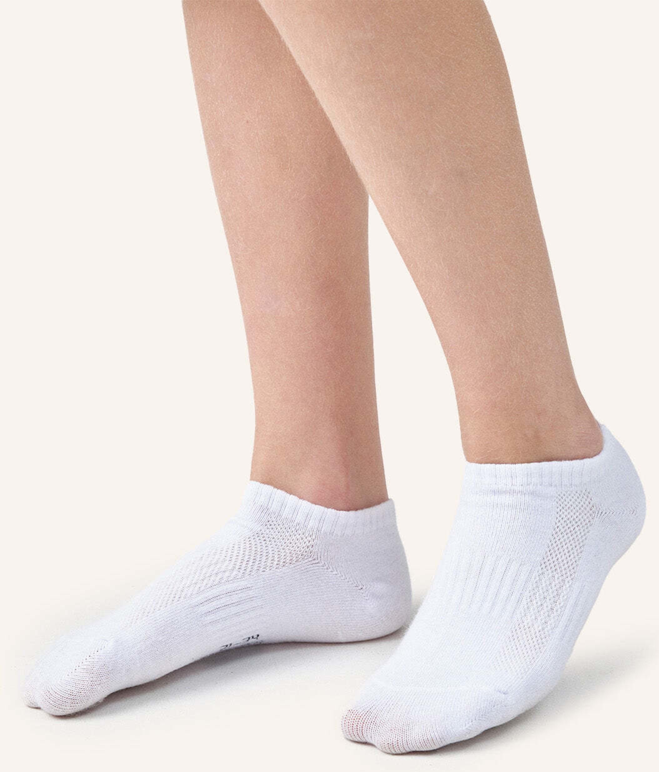 Snocks Kinder Sneaker Socken weiss