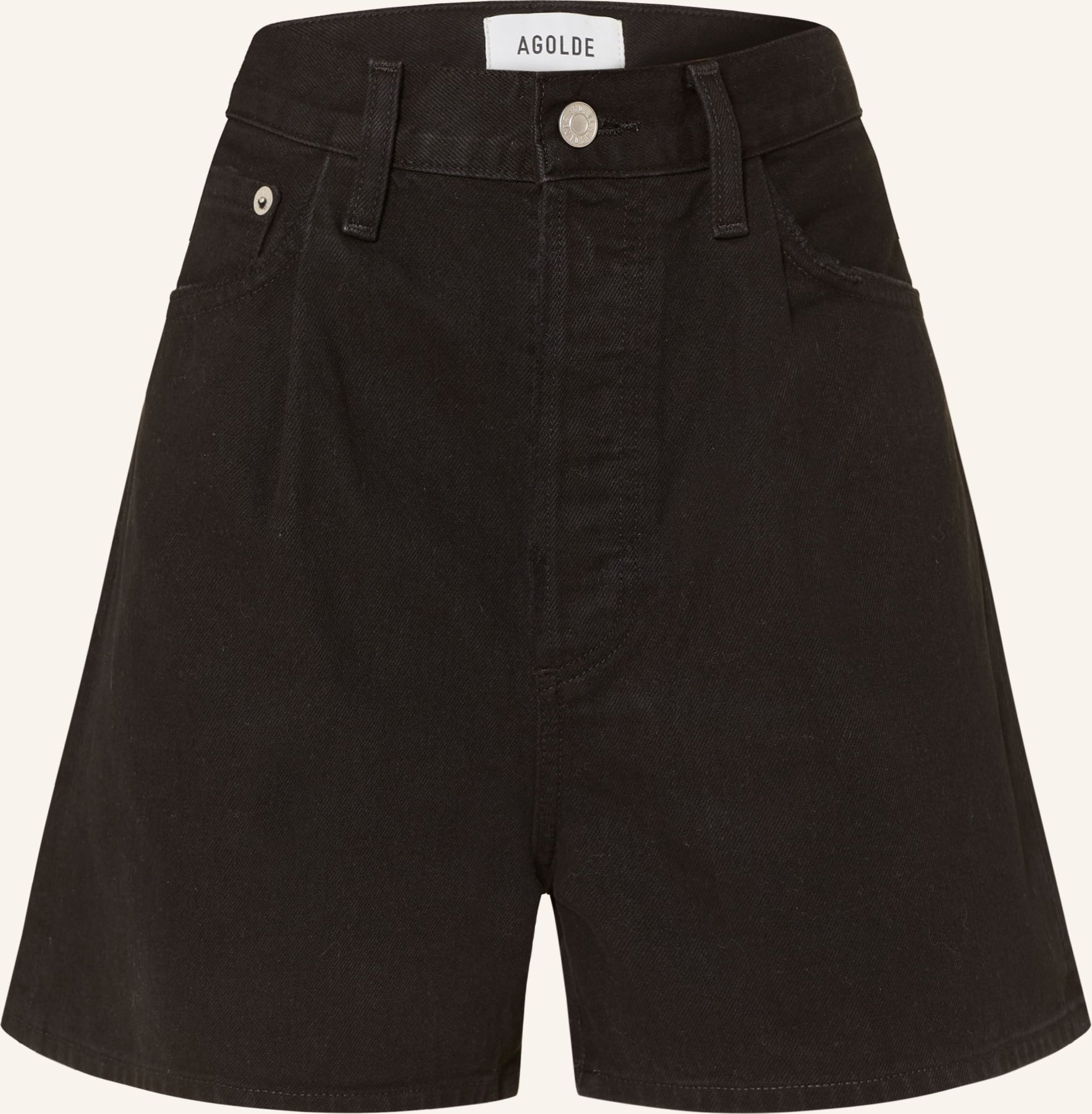 Agolde Jeansshorts Rhoda schwarz