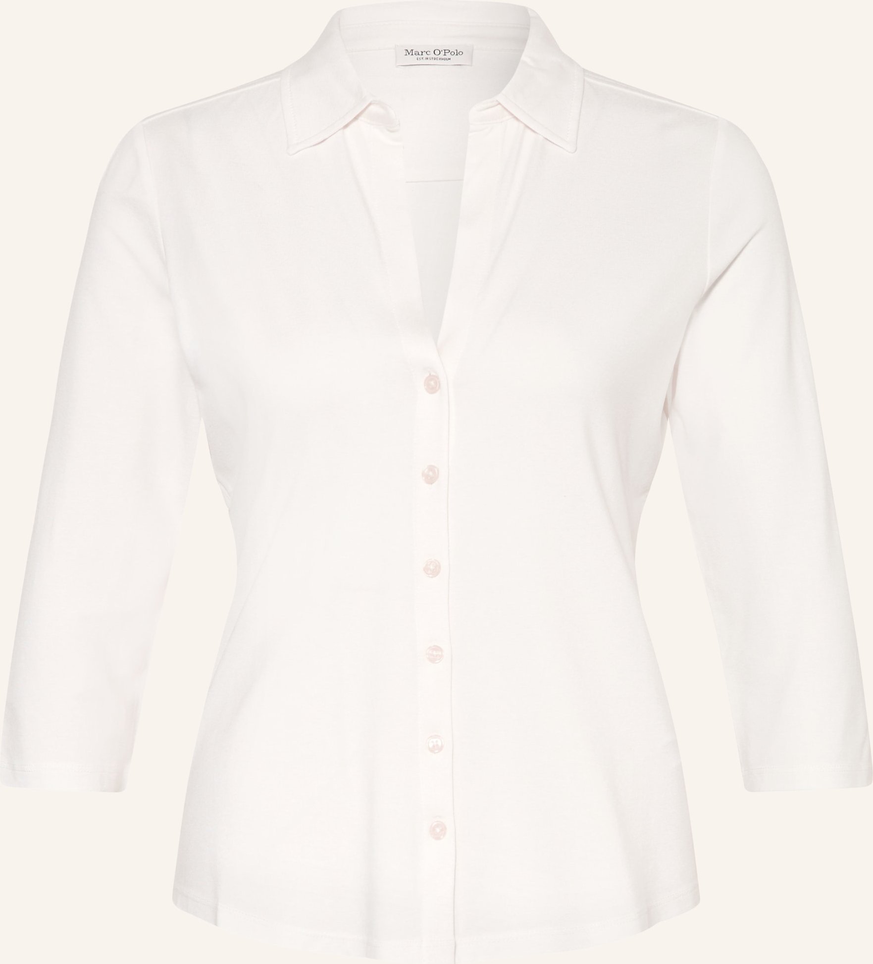 Marc O'polo Jerseybluse Mit 3/4-Arm weiss