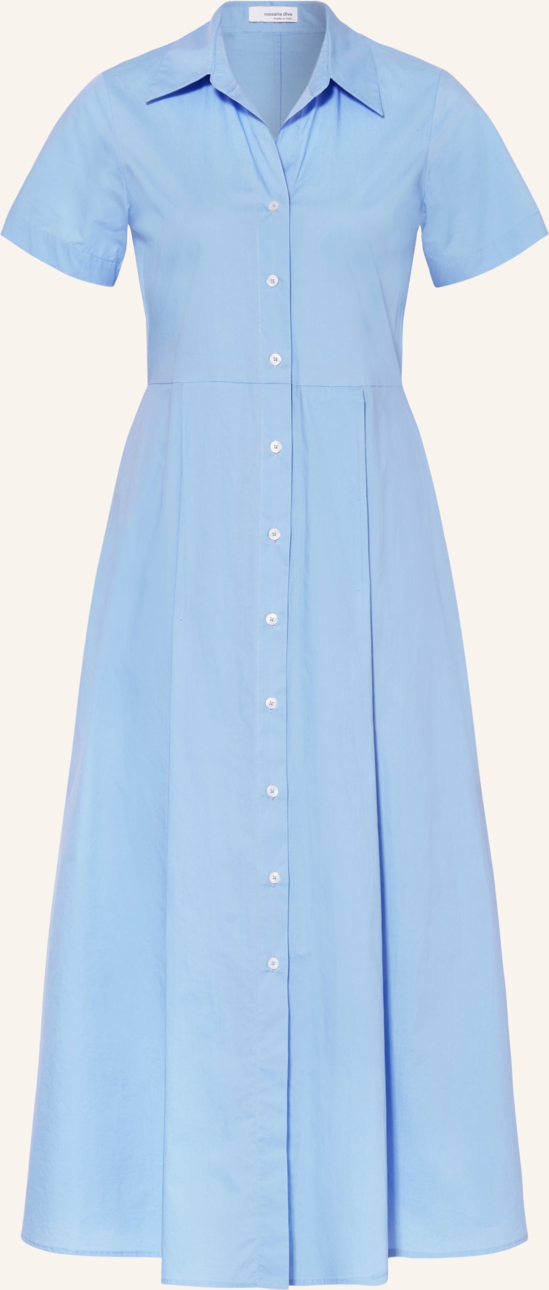 Rossana Diva Hemdblusenkleid blau