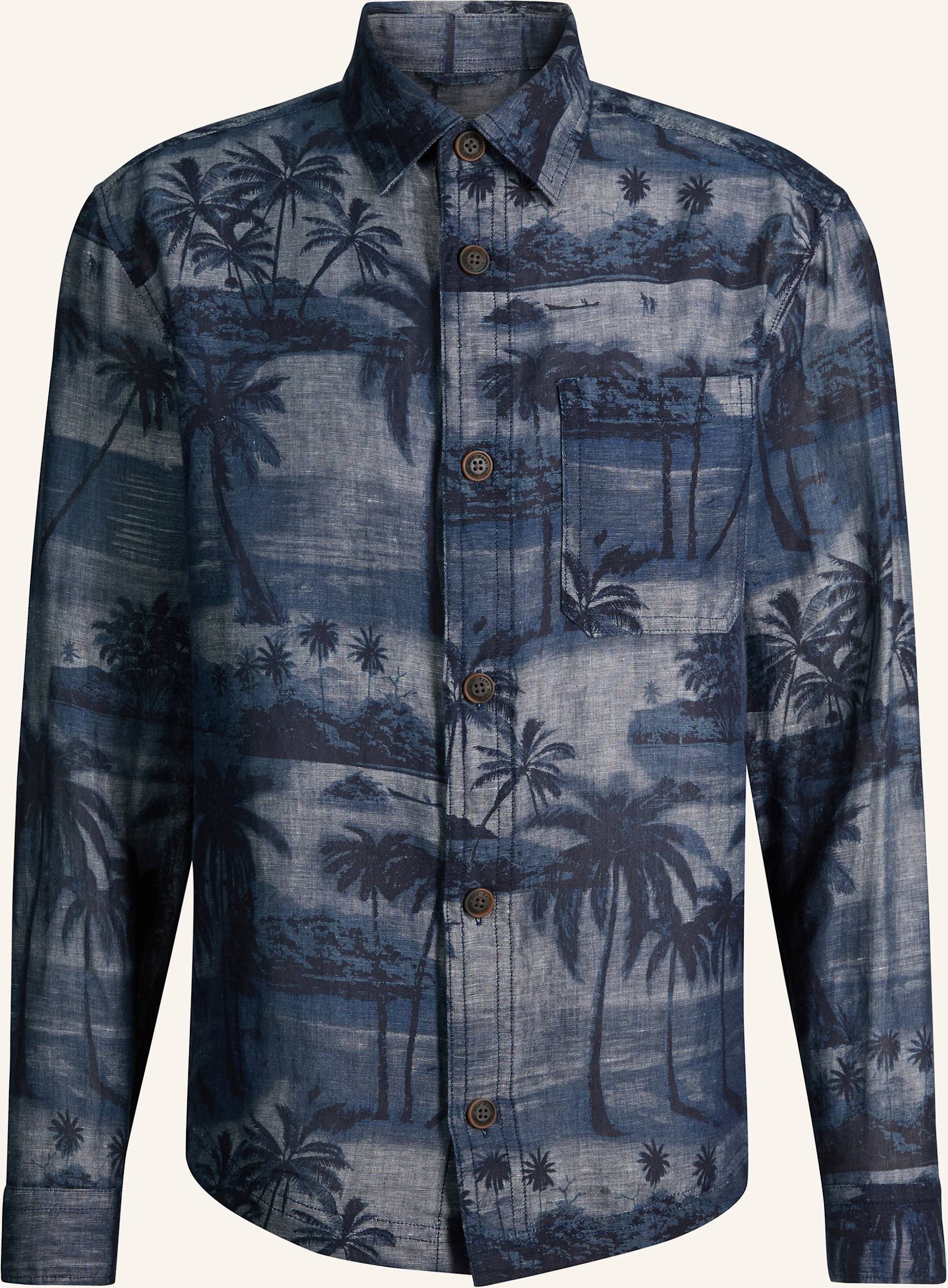 Joop! Jeans Hemd Casual Fit blau