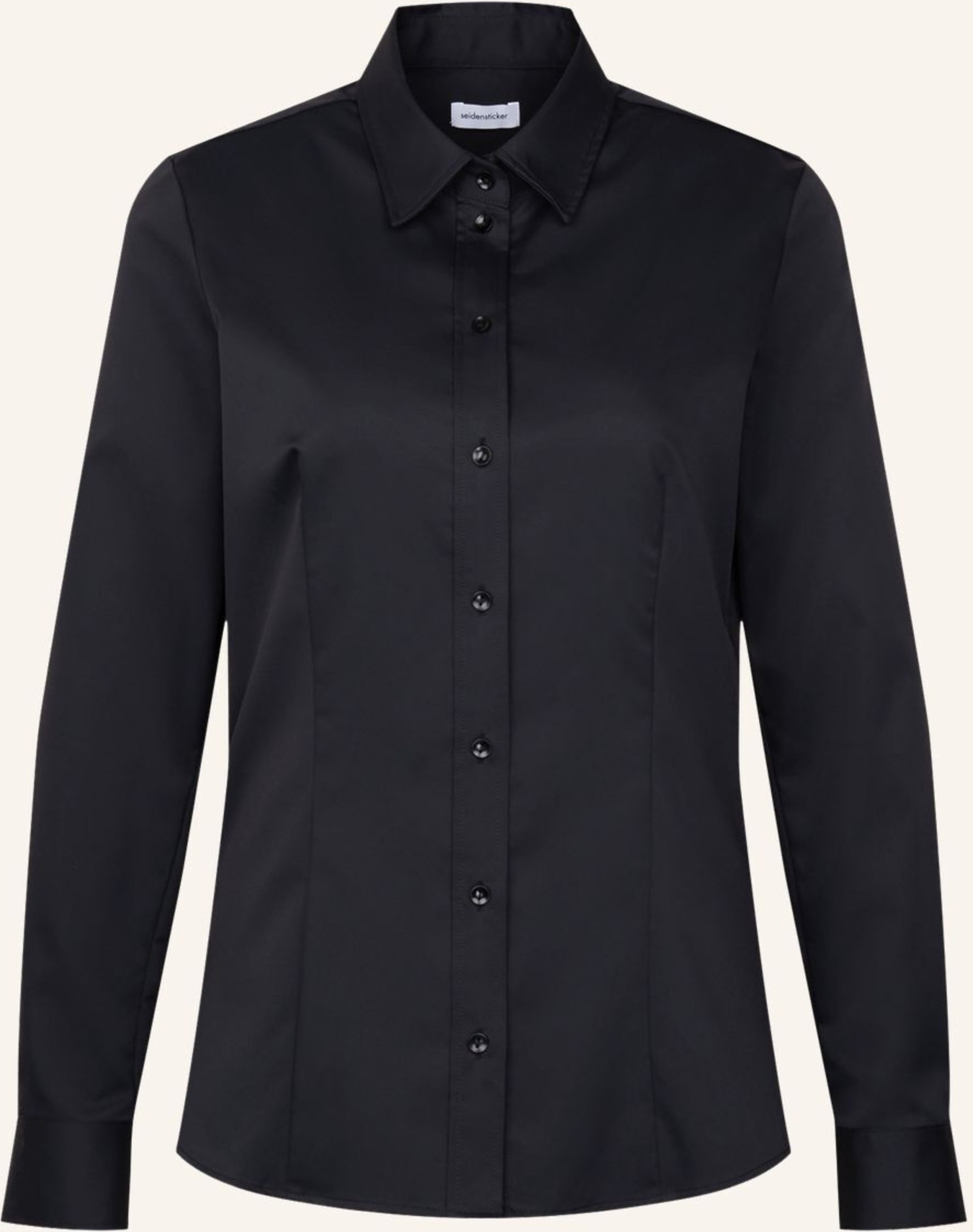Seidensticker Klassische Bluse schwarz
