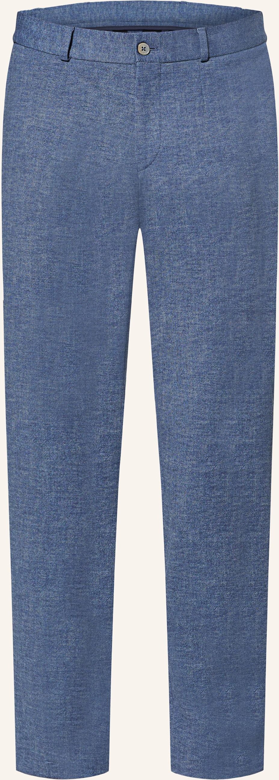 Paul Anzughose Slim Fit Aus Jersey blau