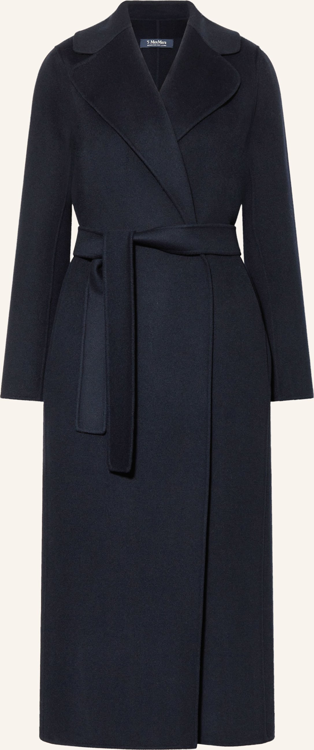 S Max Mara Wollmantel Poldo blau