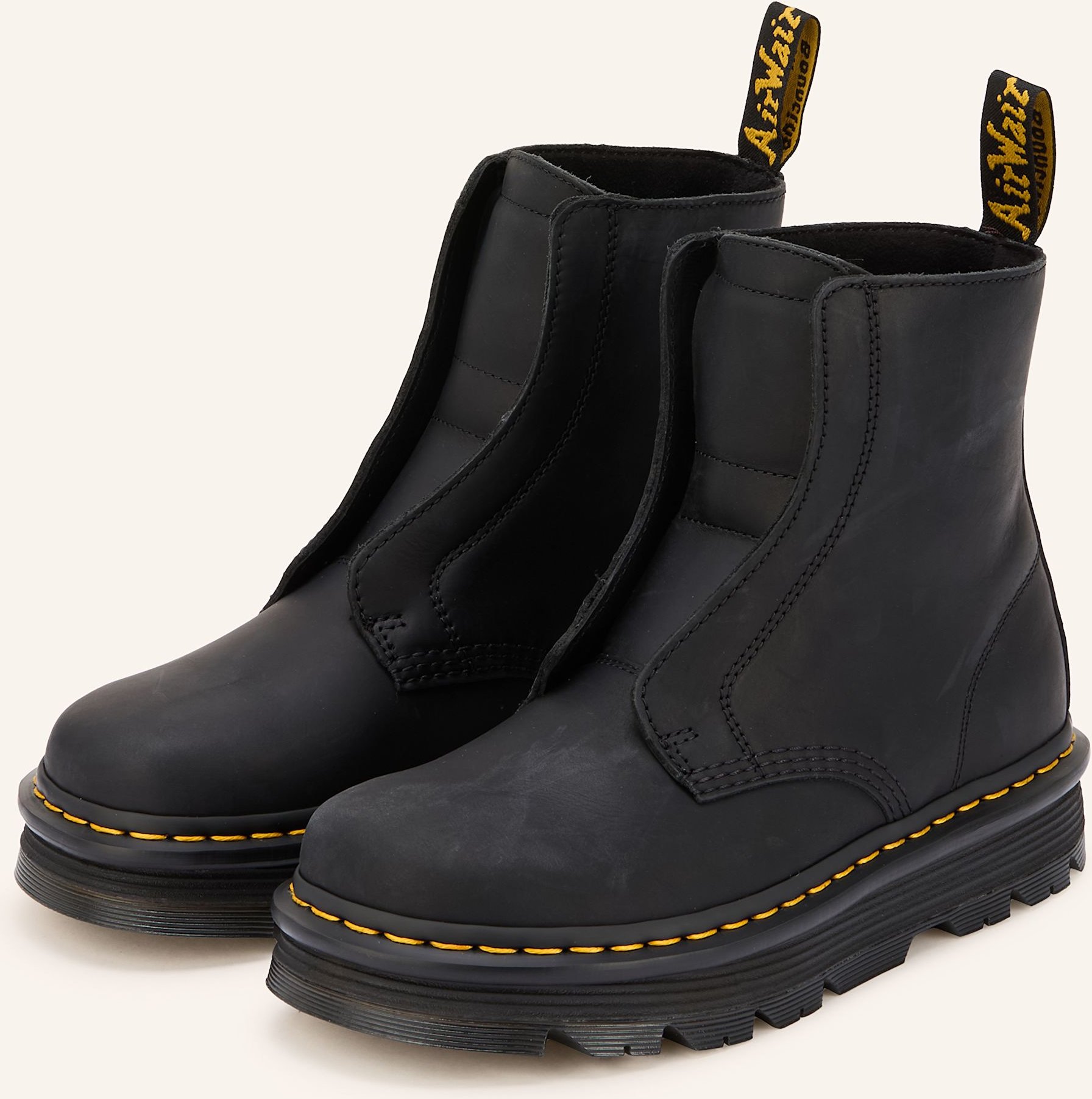 Thumbnail - Dr. Martens Plateau-Boots Zebzag Laceless schwarz