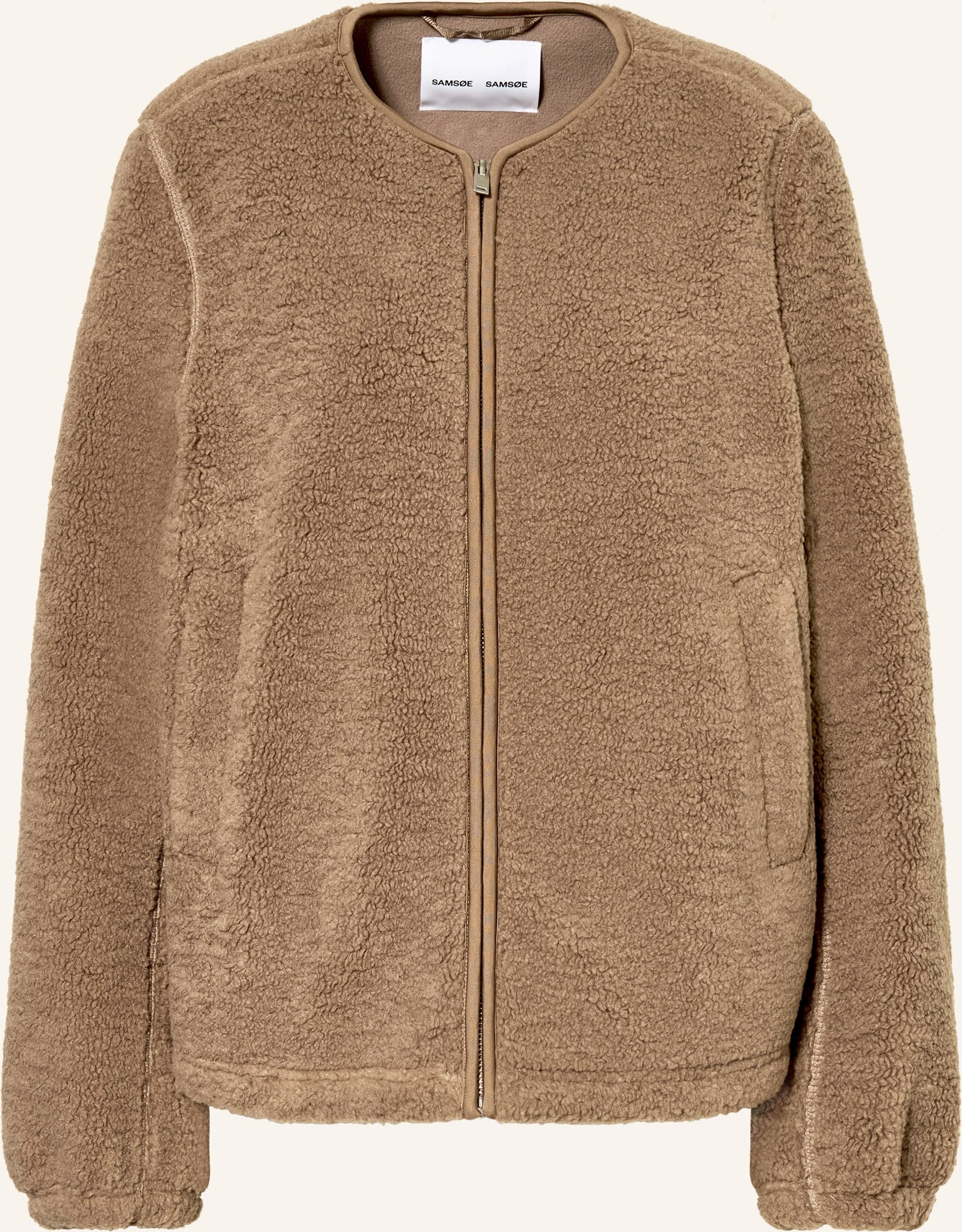 Samsøe Samsøe Teddyfell-Jacke Saautumn braun