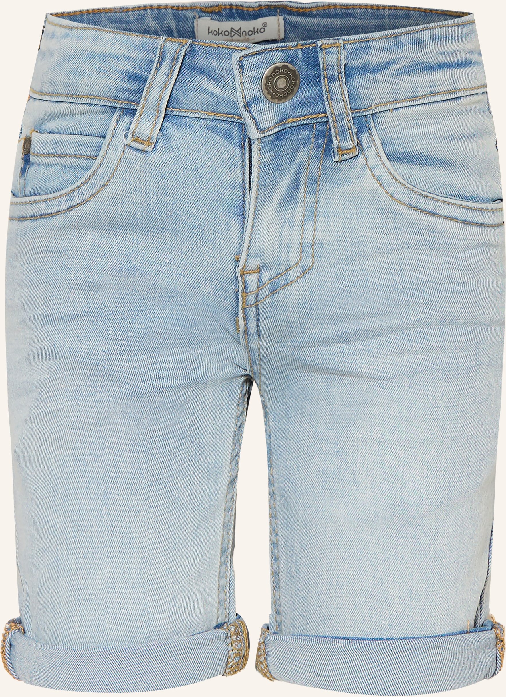 Koko Noko Jeansshorts Loose Fit blau