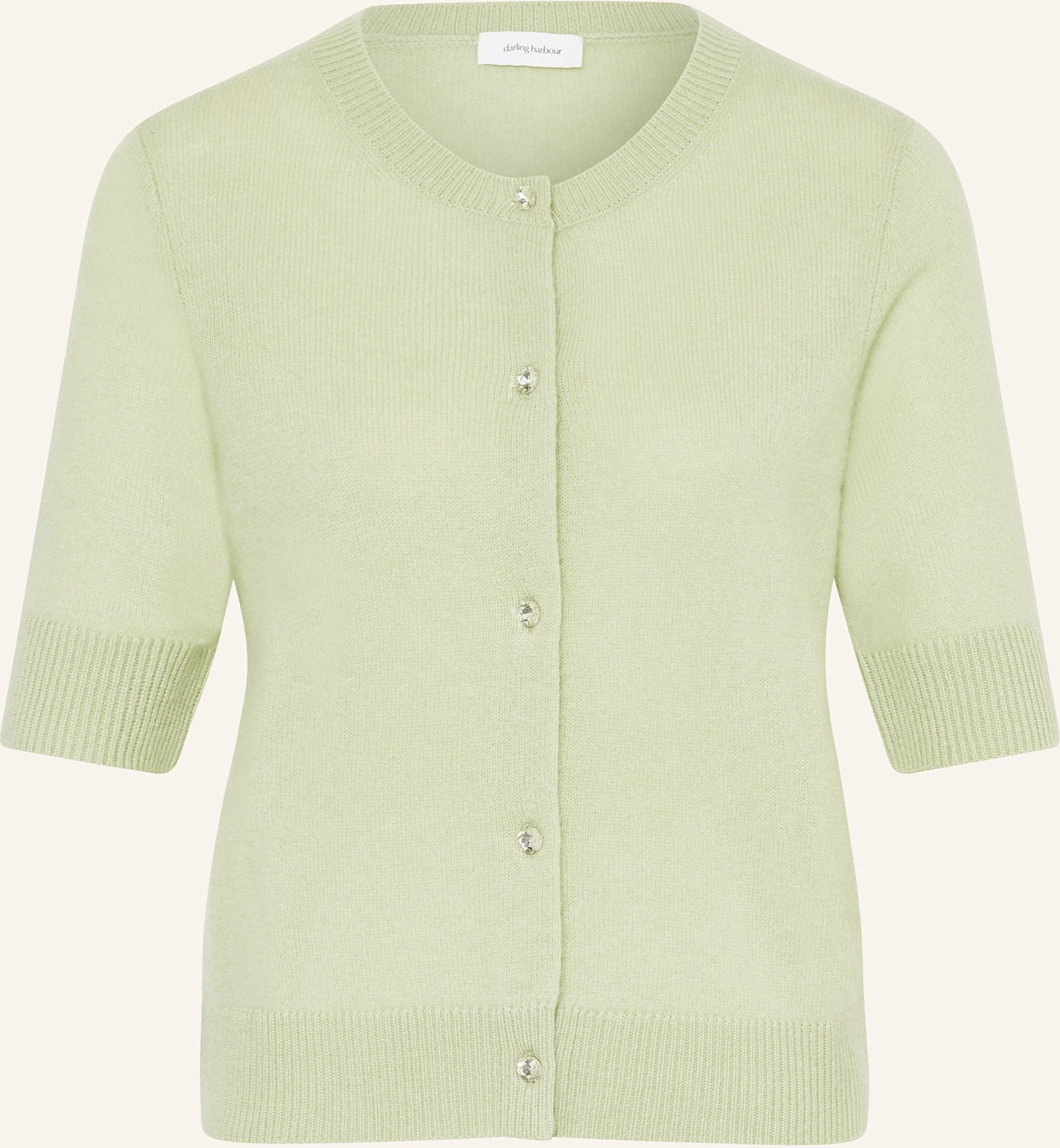 Darling Harbour Strickjacke Mit Cashmere gruen