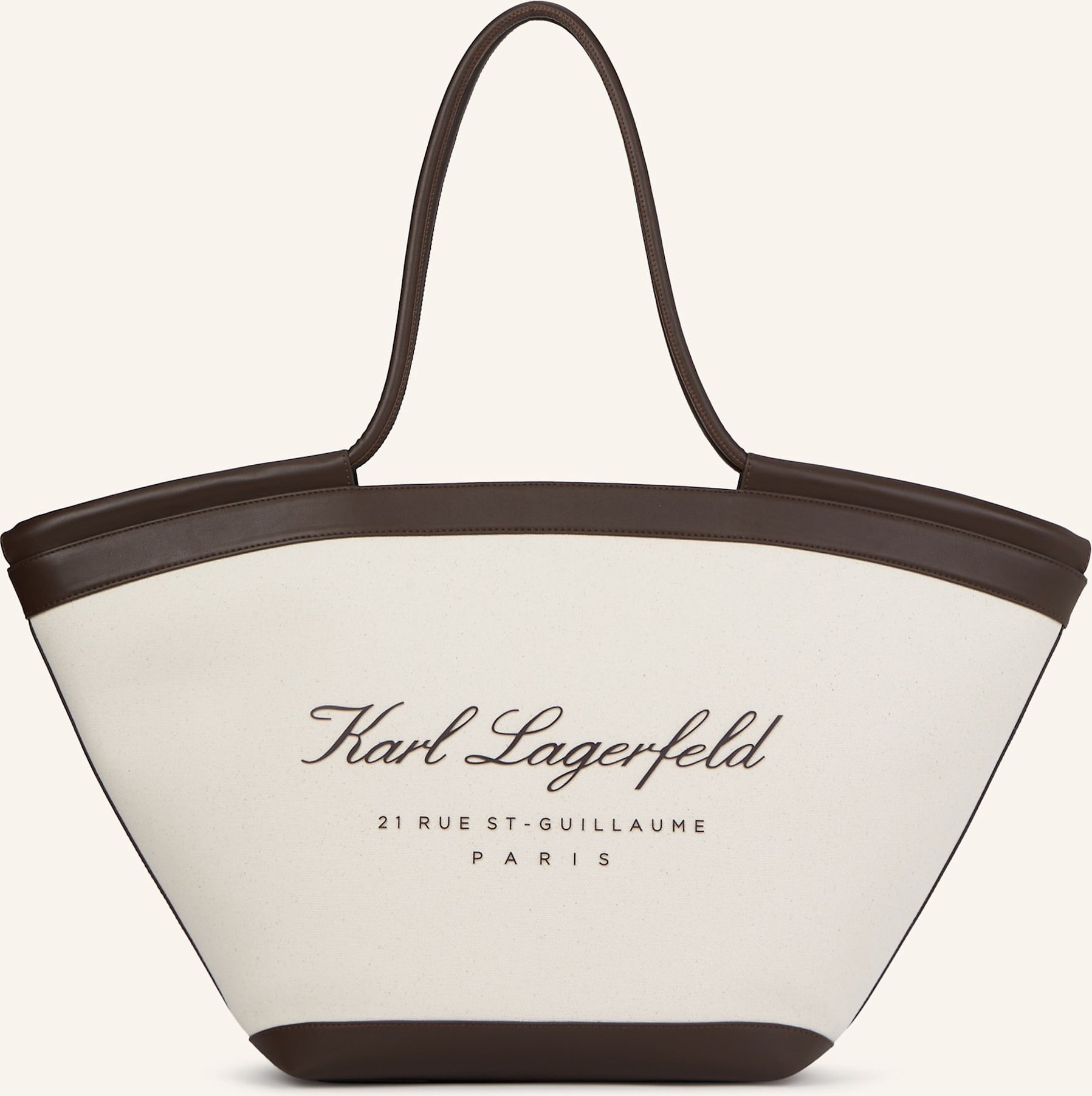 Karl Lagerfeld Strandtasche weiss